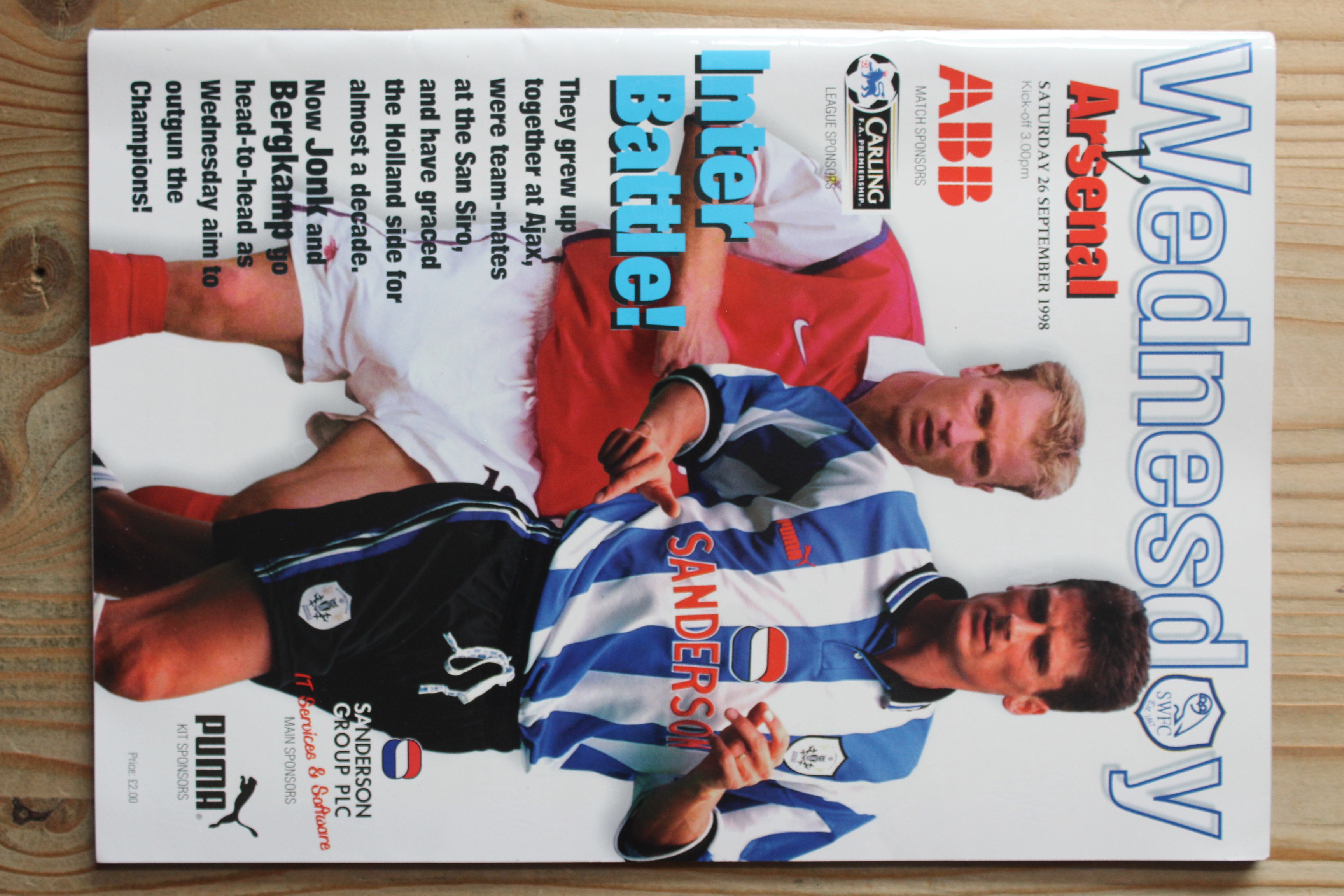 Sheffield Wednesday FC  v Arsenal FC