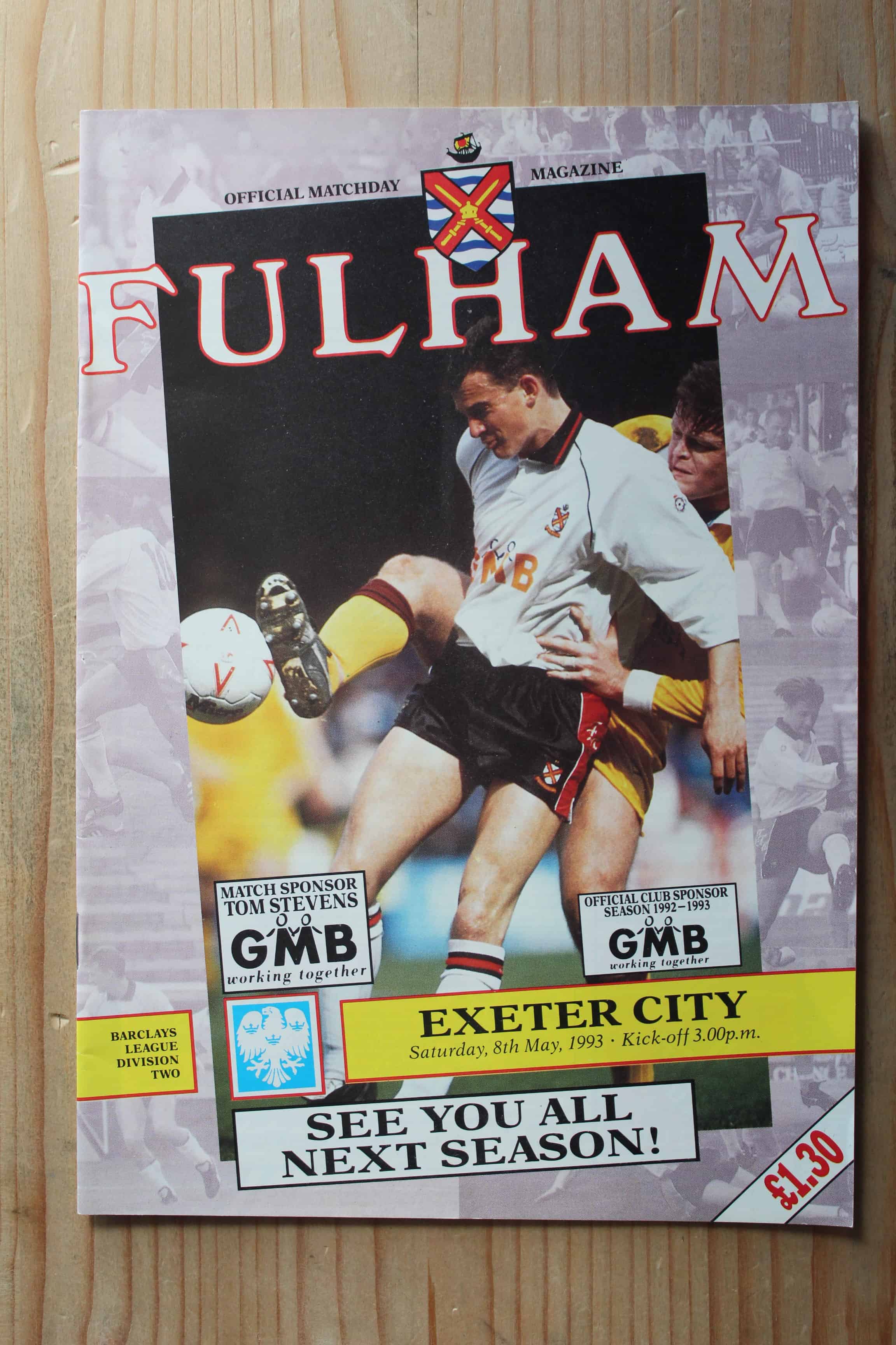 Fulham FC v Exeter City FC