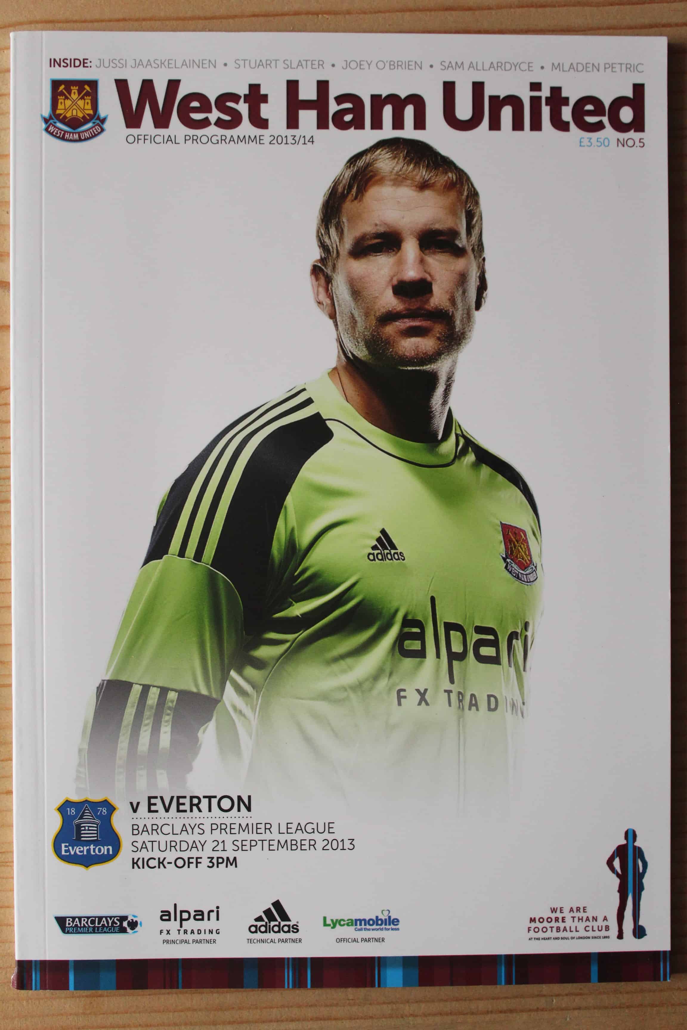 West Ham United FC v Everton FC