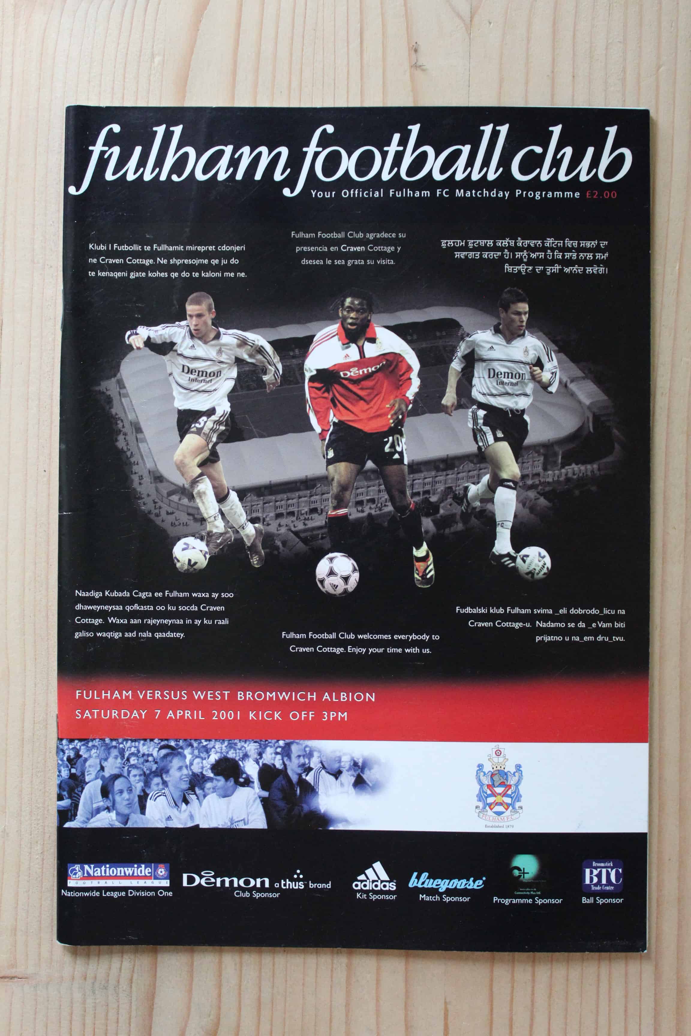 Fulham FC v West Bromwich Albion FC 