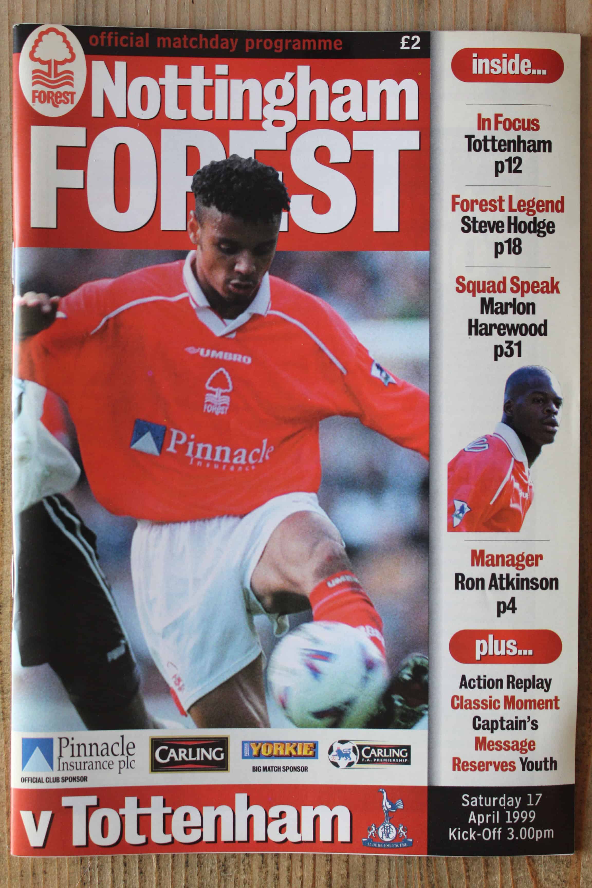 Nottingham Forest FC v Tottenham Hotspur FC