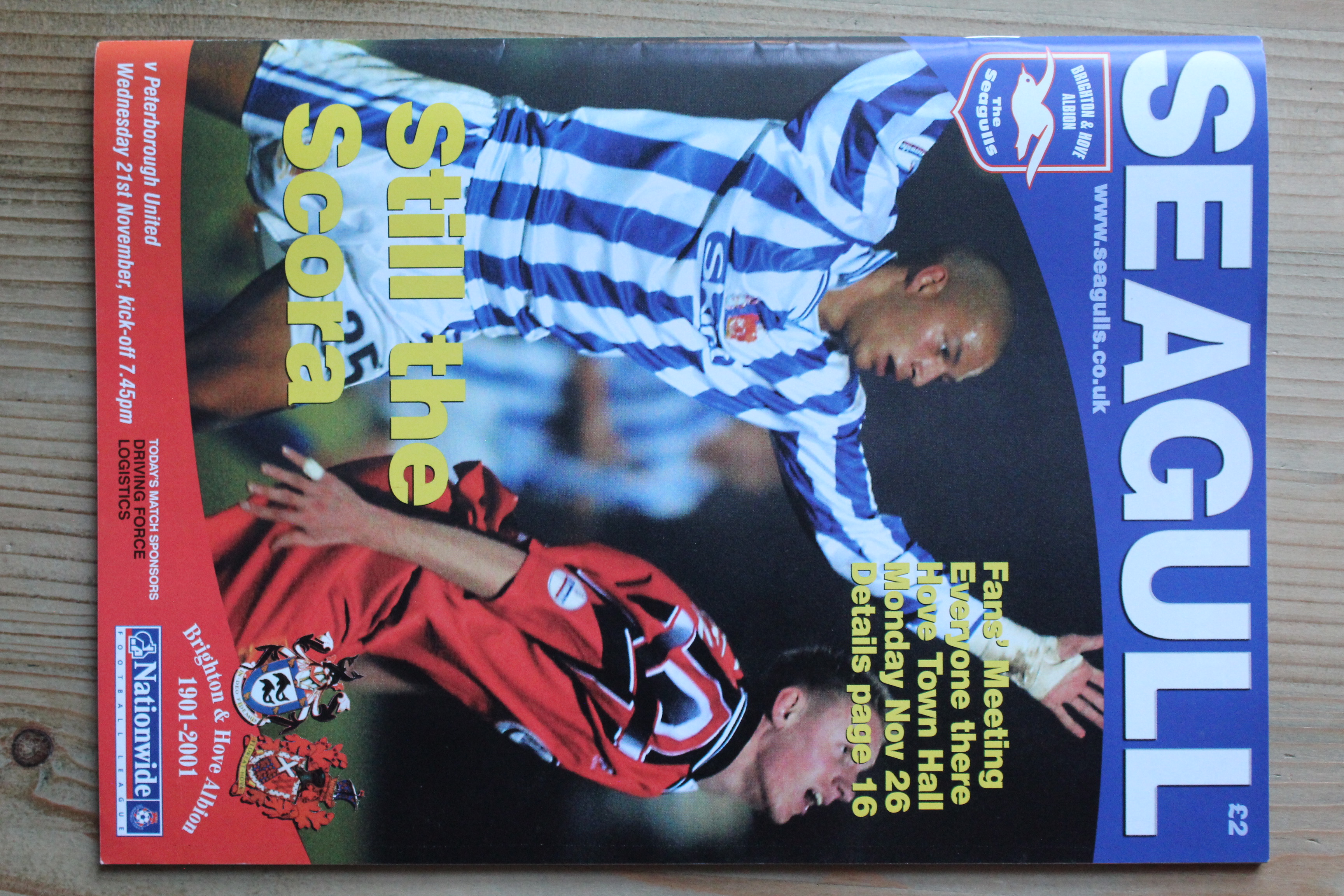 Brighton & Hove Albion FC v Peterborough United FC