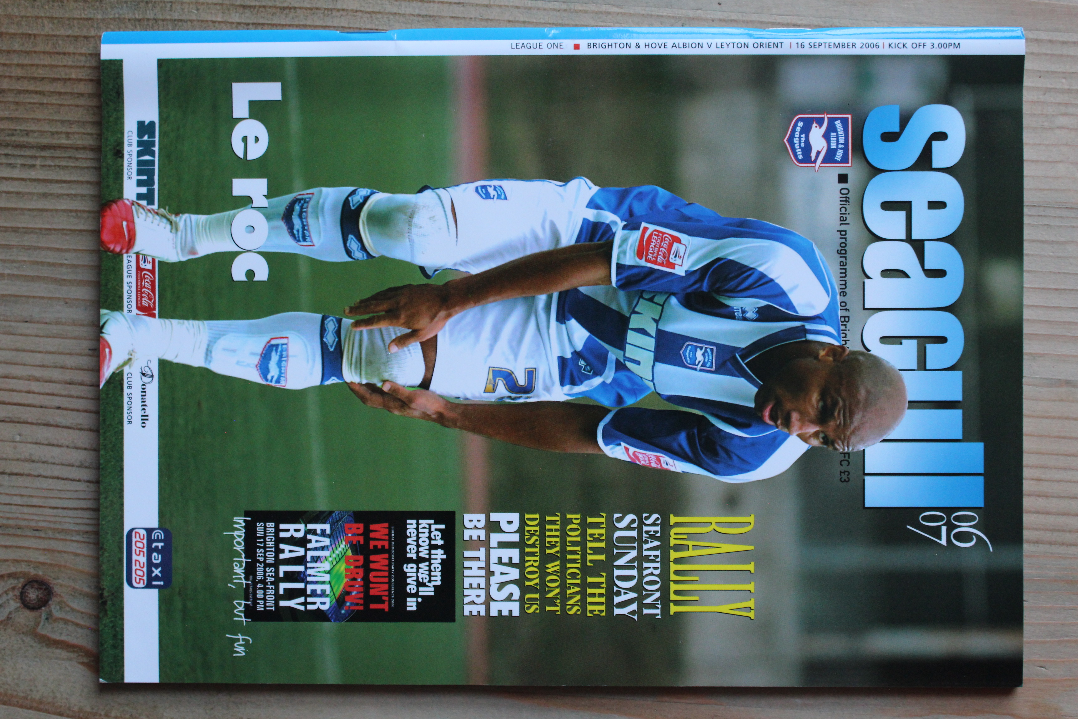 Brighton & Hove Albion FC v Leyton Orient FC