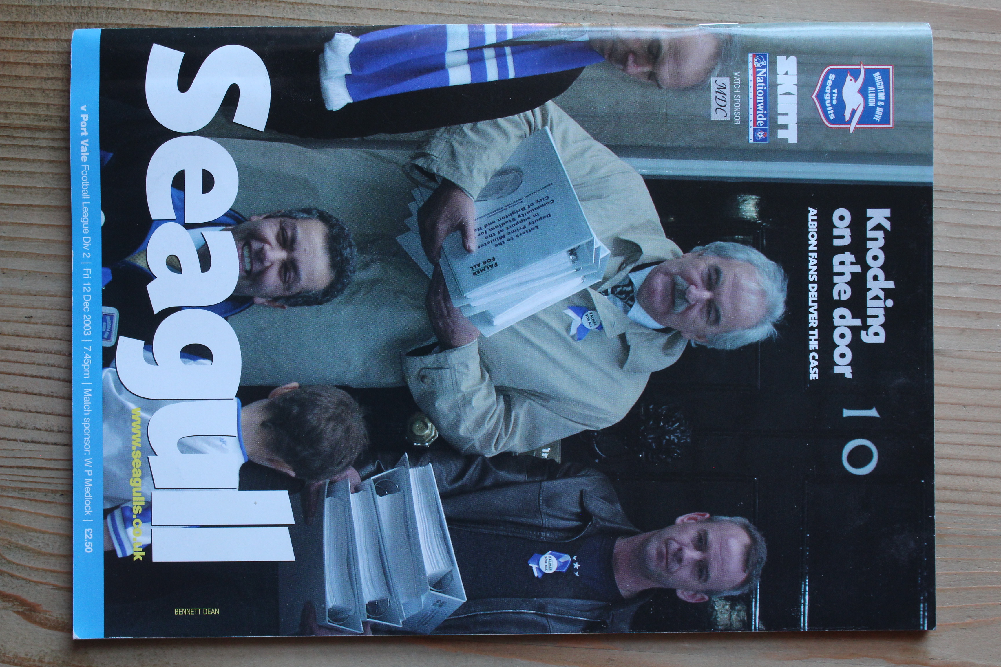 Brighton & Hove Albion FC v Port Vale FC