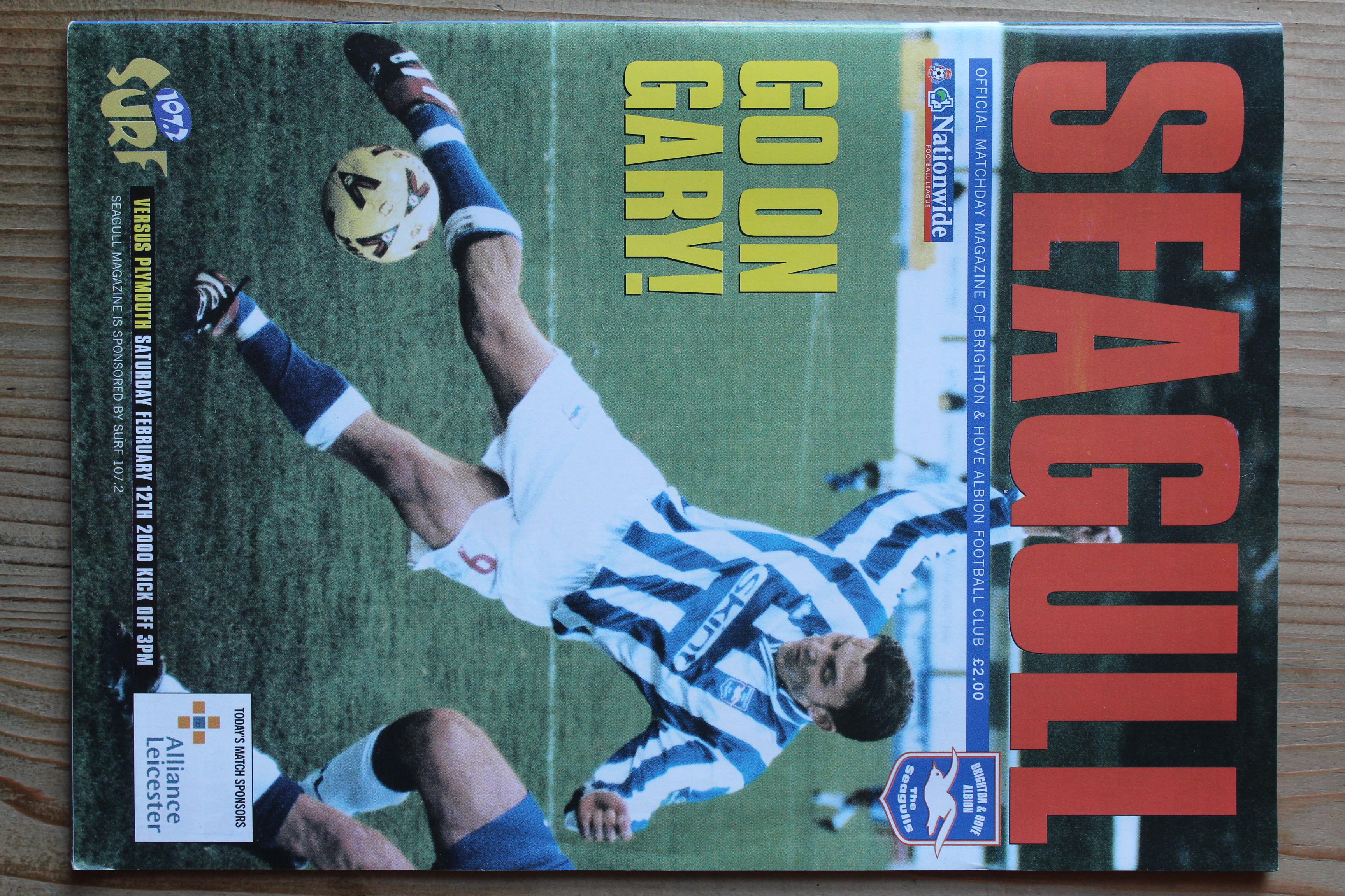 Brighton & Hove Albion FC v Plymouth Argyle FC