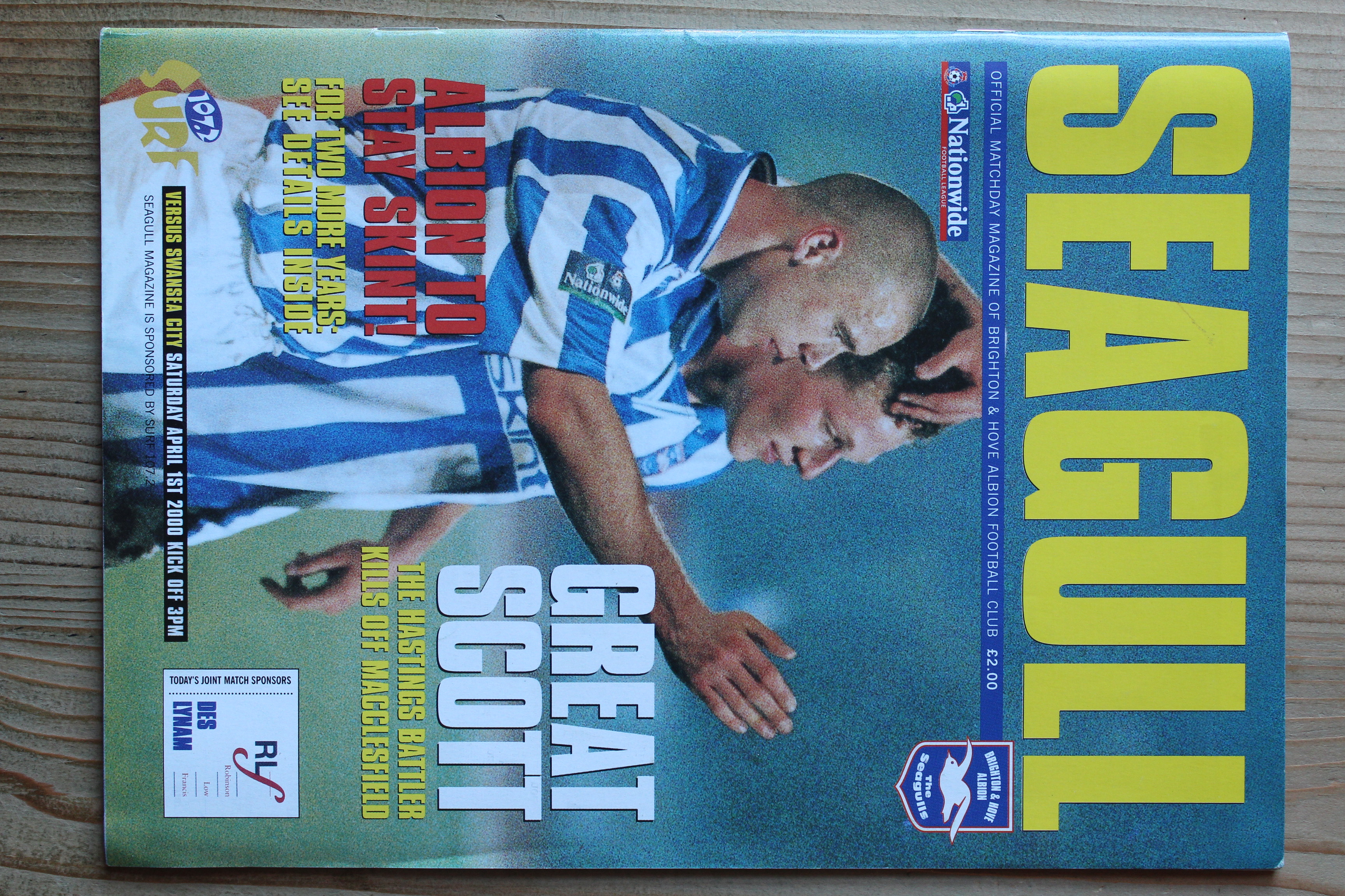 Brighton & Hove Albion FC v Swansea City FC