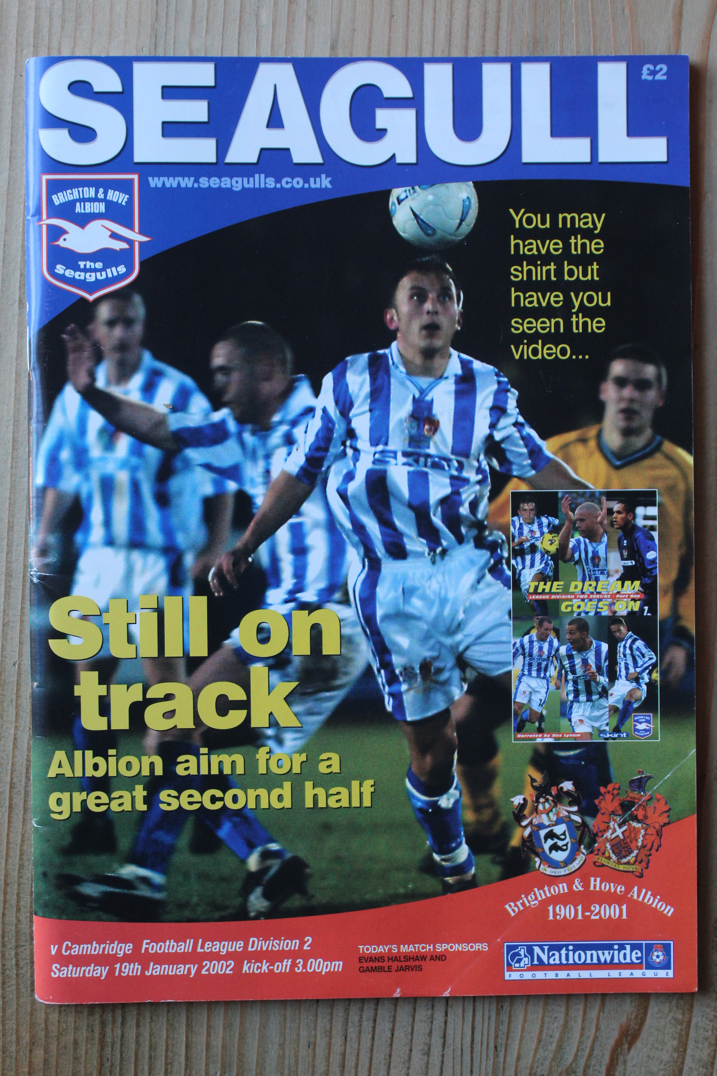 Brighton & Hove Albion FC v Cambridge United FC