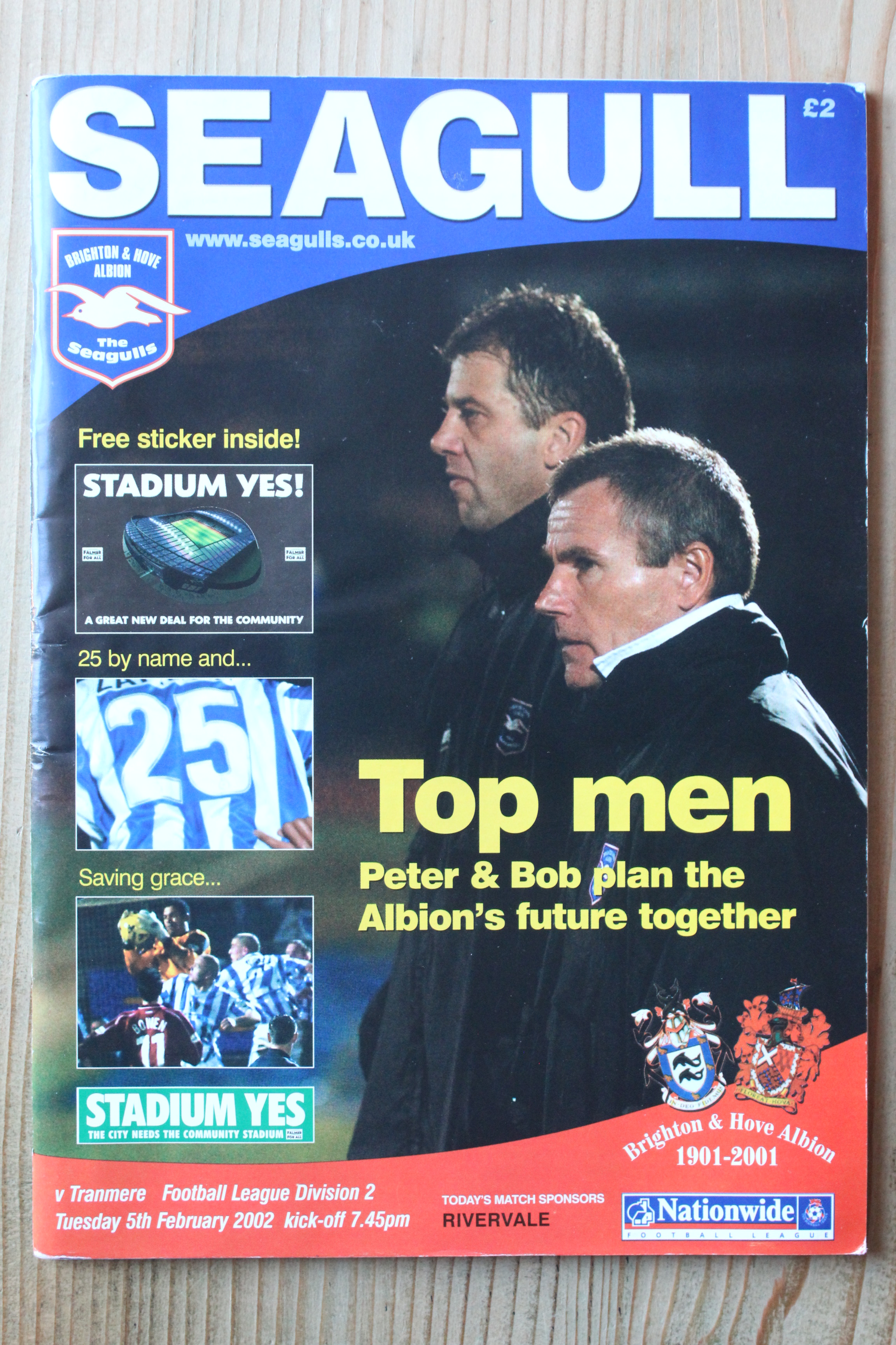 Brighton & Hove Albion FC v Tranmere Rovers FC