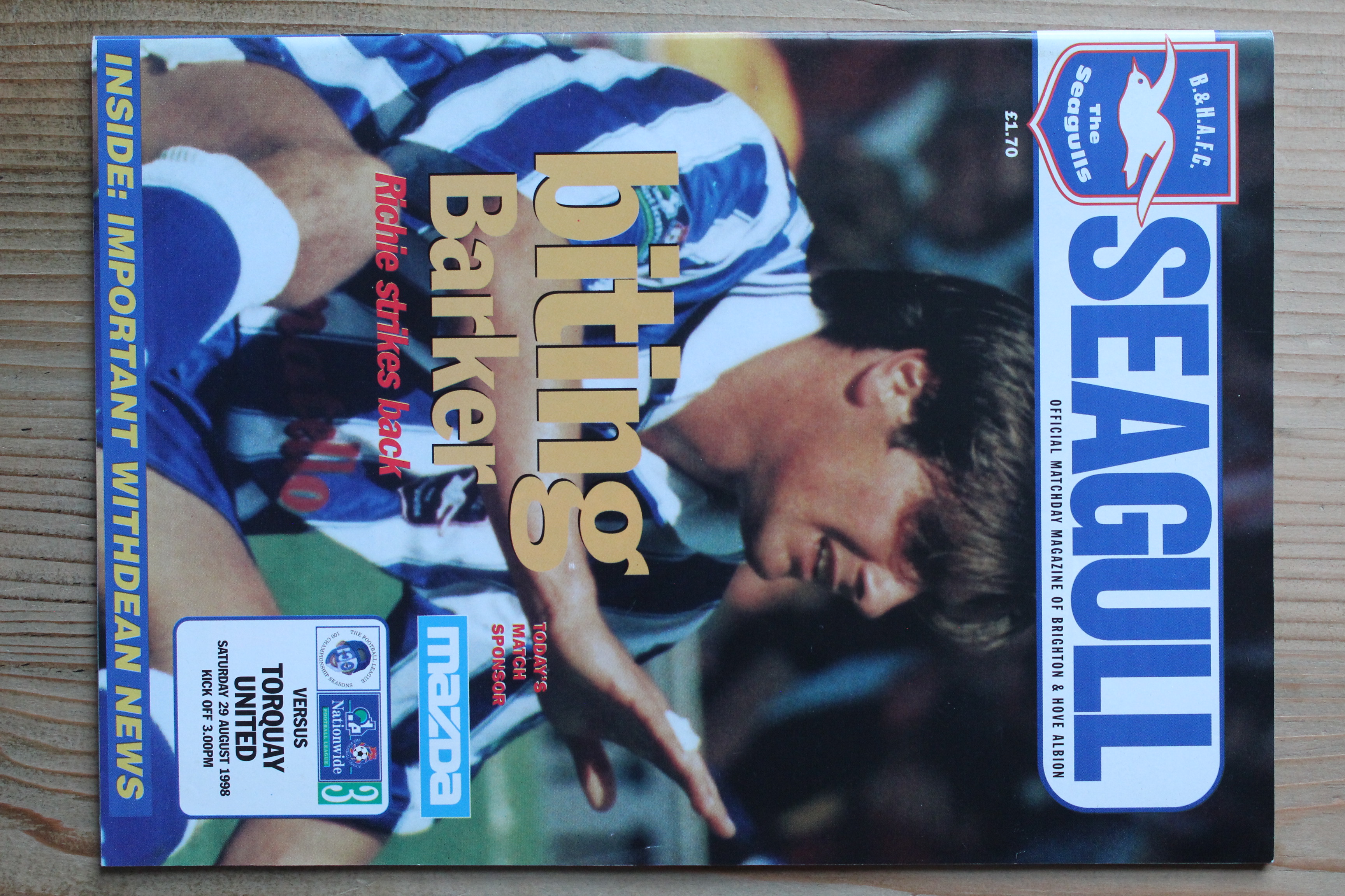 Brighton & Hove Albion FC v Torquay United FC