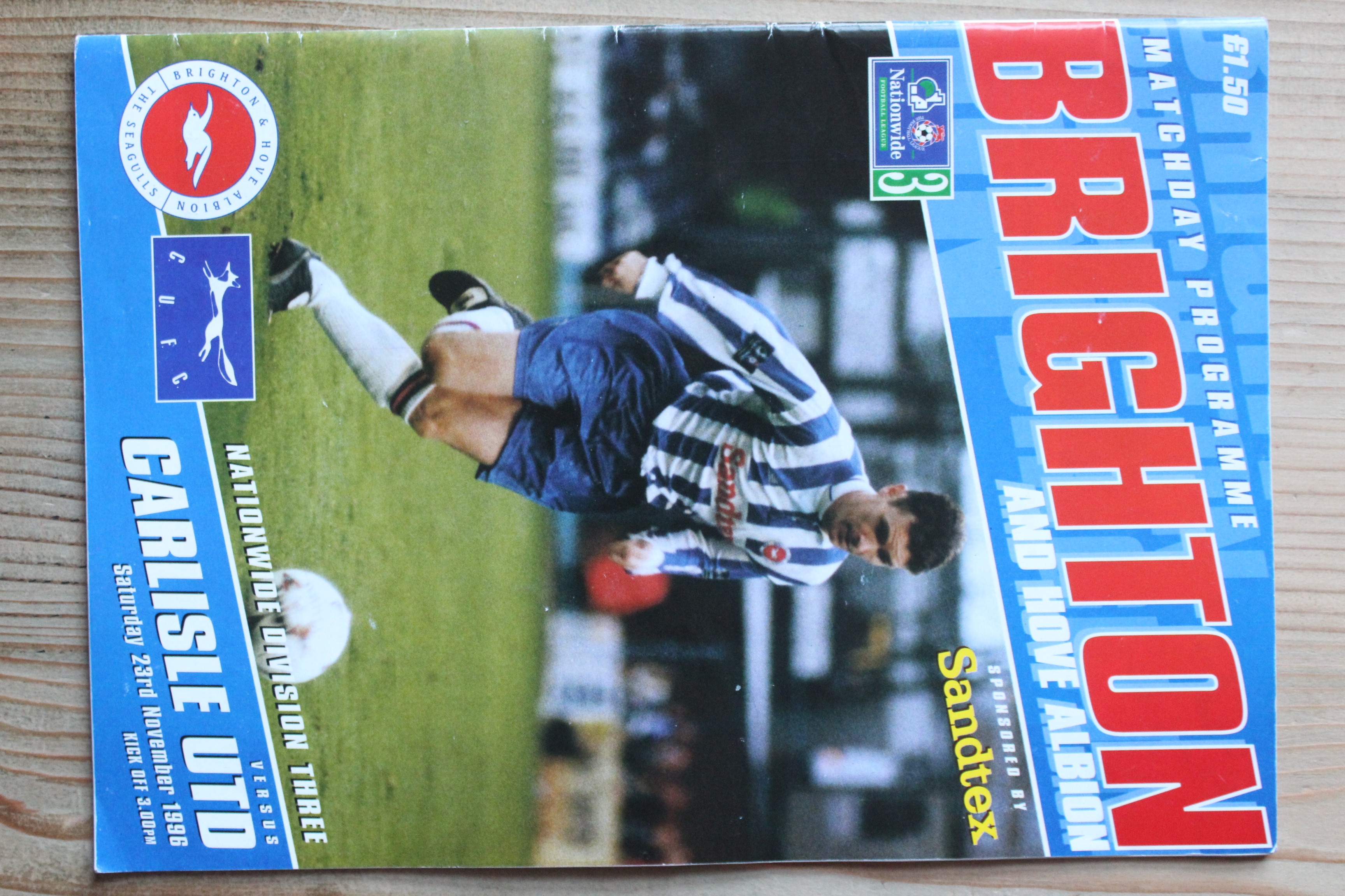 Brighton & Hove Albion FC v Carlisle United FC