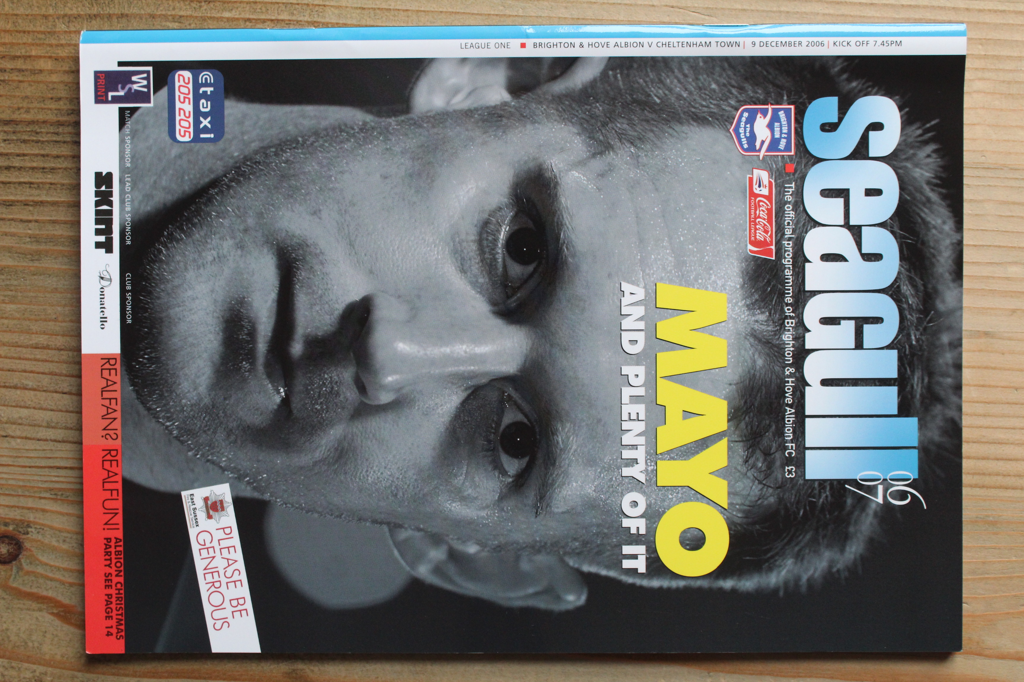 Brighton & Hove Albion FC v Cheltenham Town FC