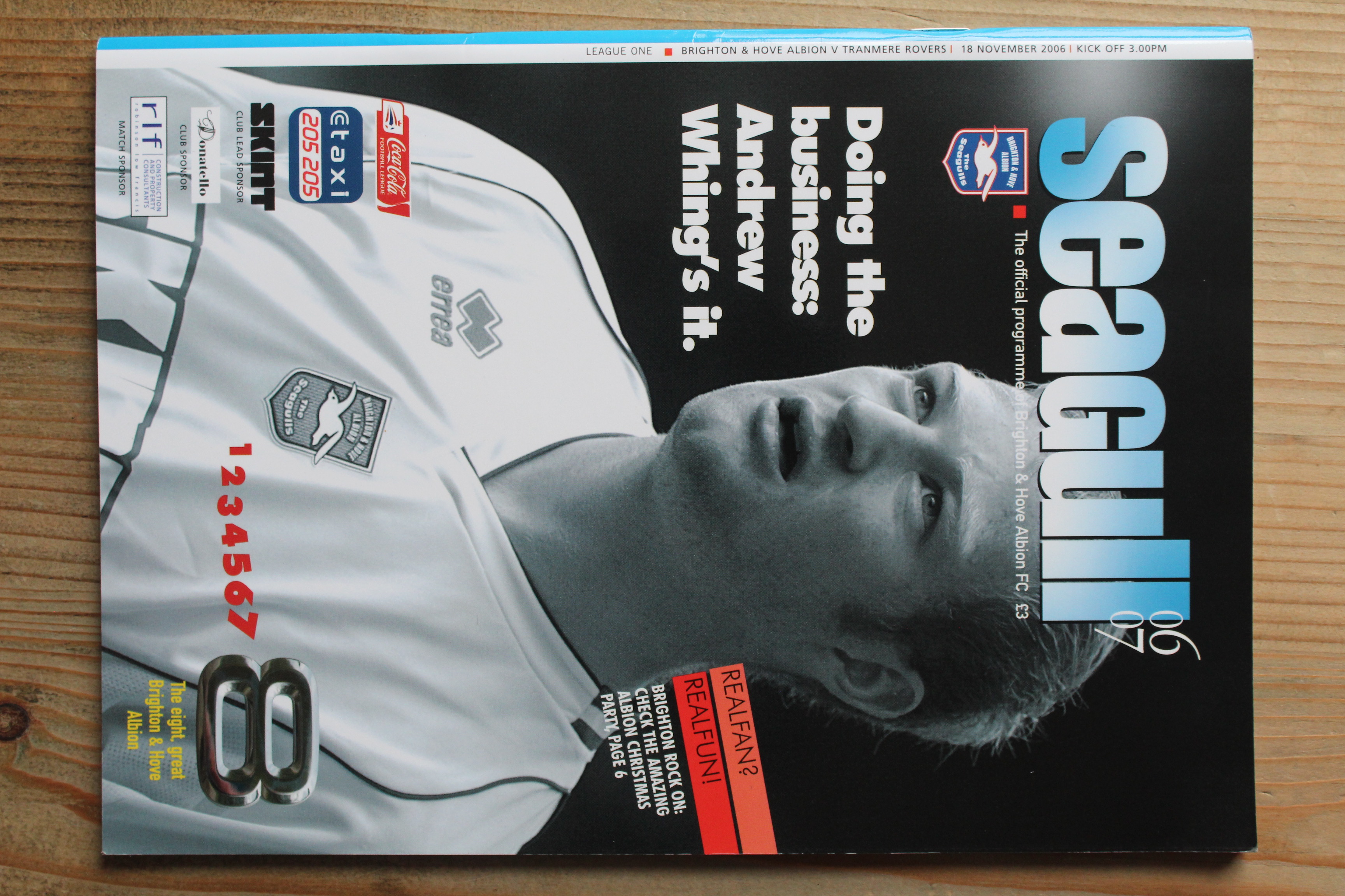 Brighton & Hove Albion FC v Tranmere Rovers FC