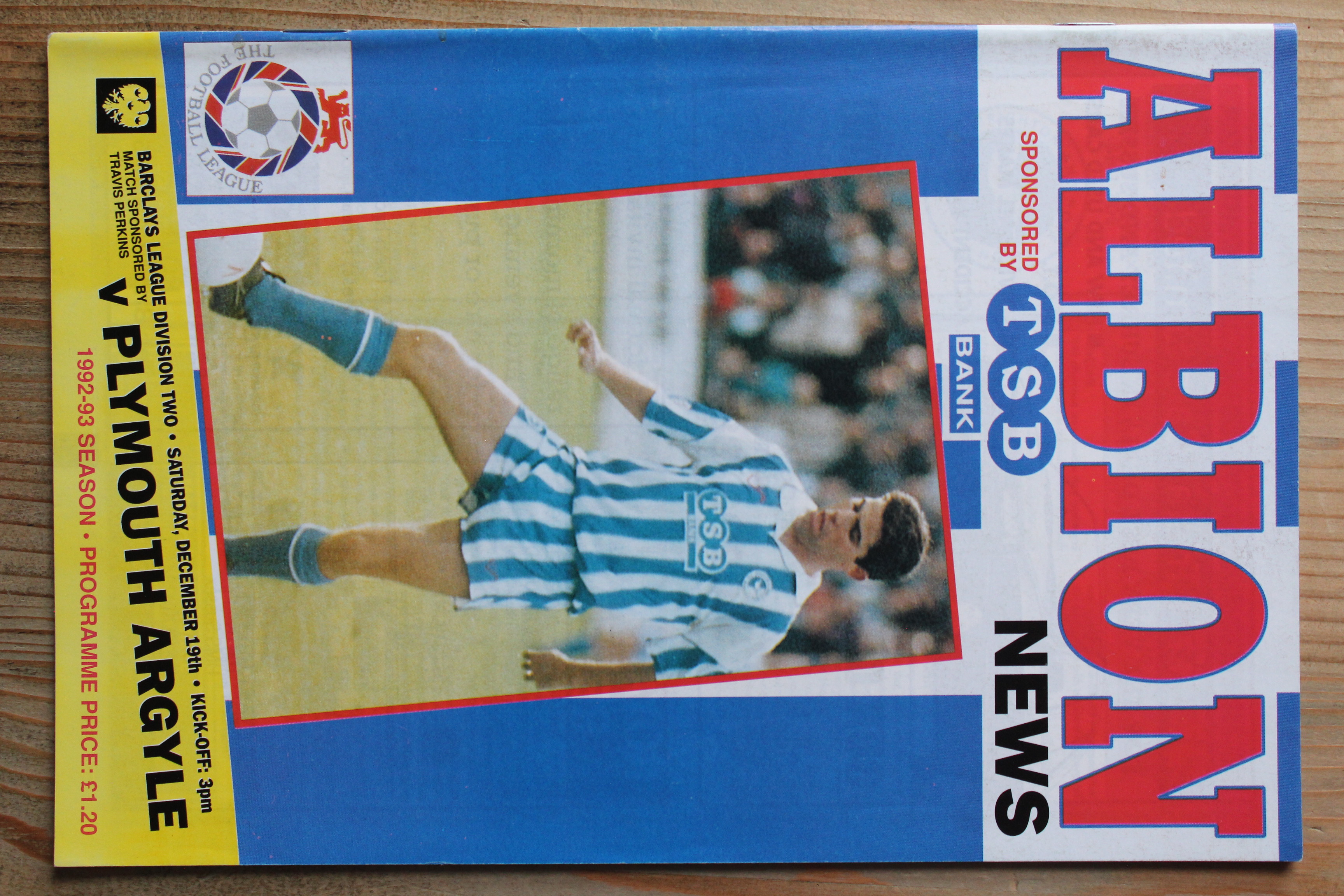 Brighton & Hove Albion FC v Plymouth Argyle FC