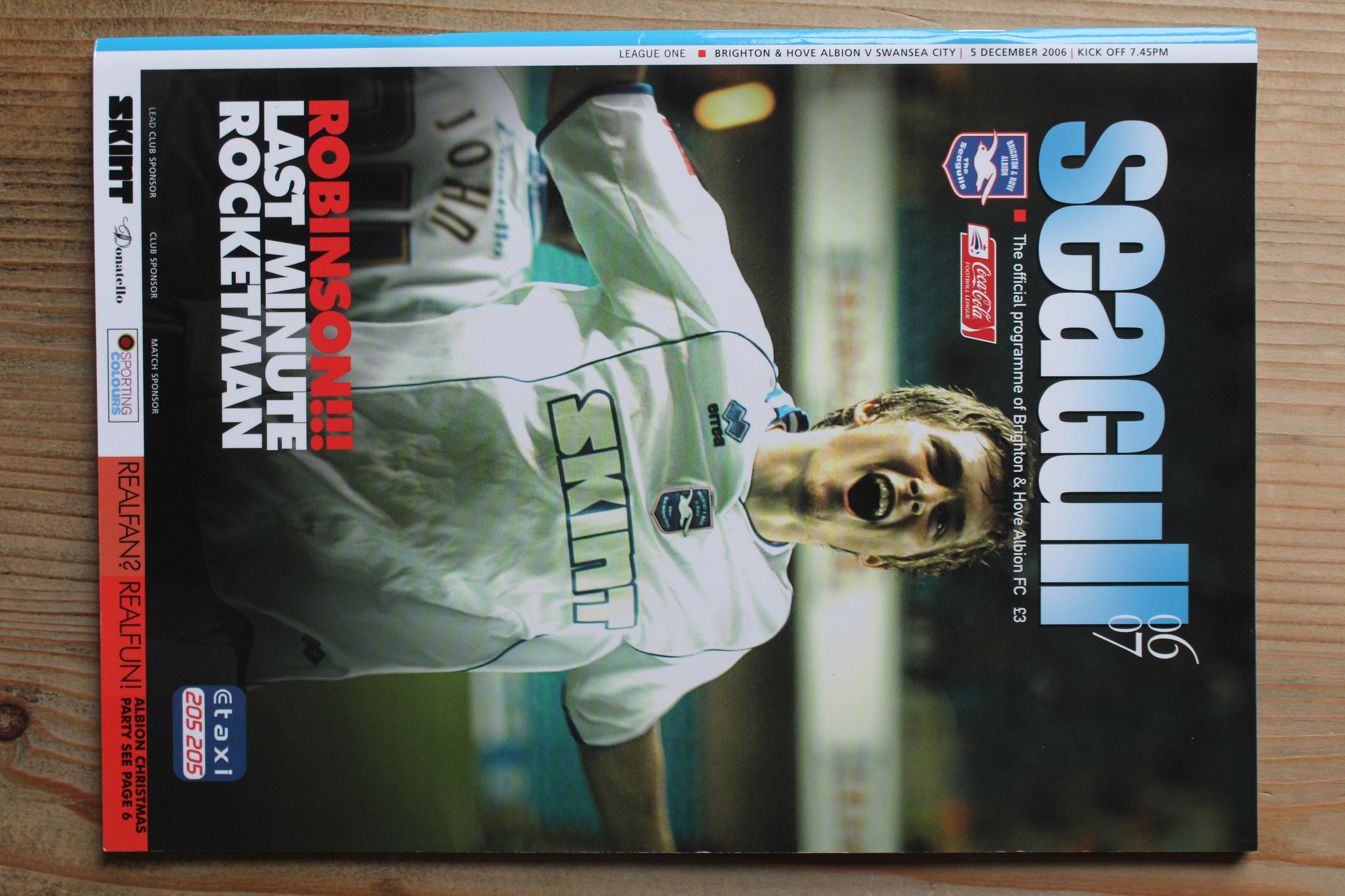 Brighton & Hove Albion FC v Swansea City FC