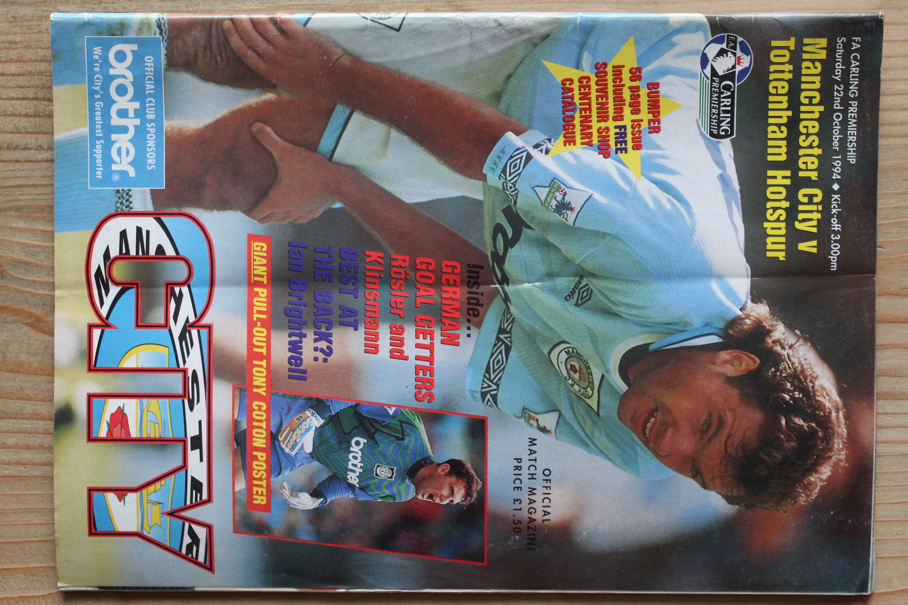 Manchester City FC v Tottenham Hotspur FC