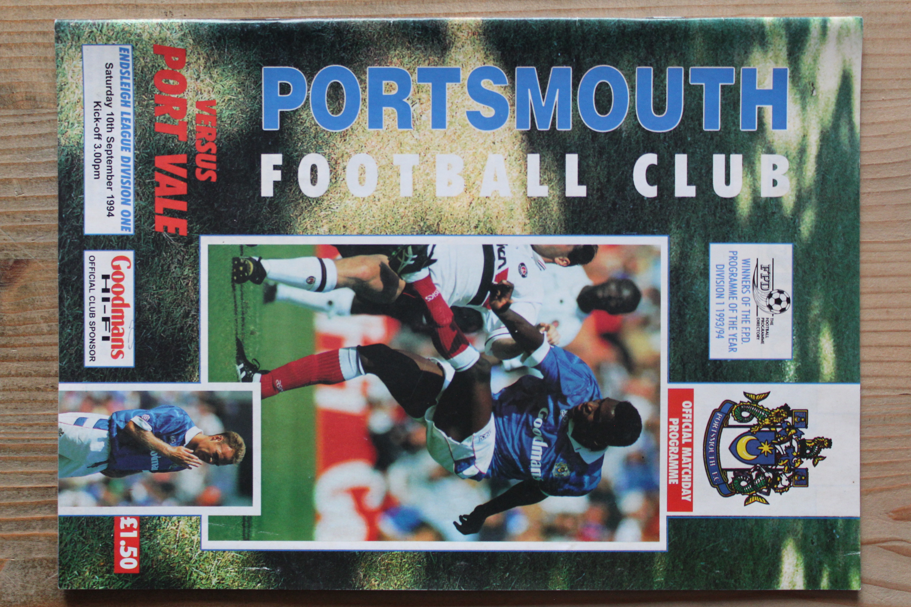 Portsmouth FC v Port Vale FC