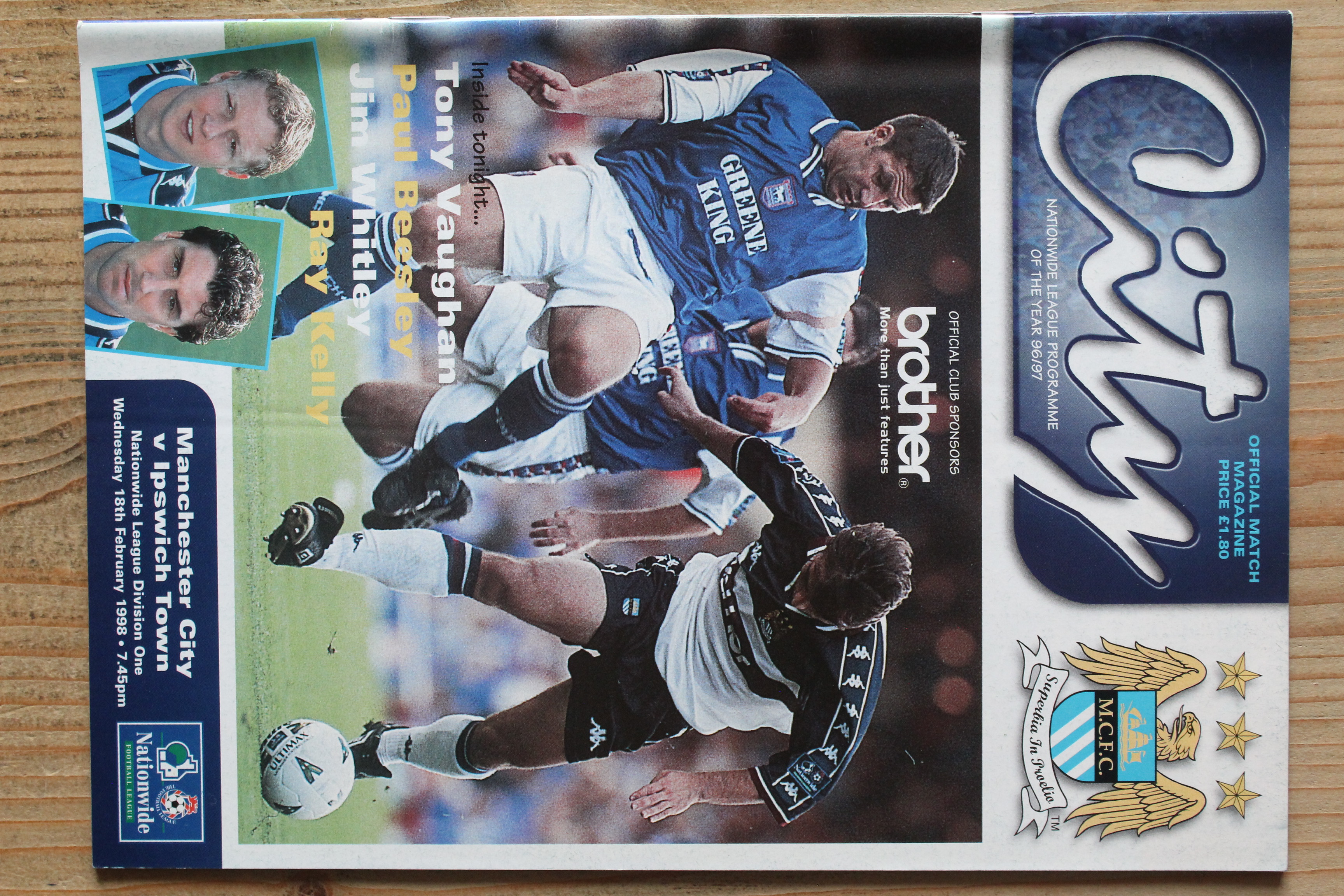 Manchester City FC v Ipswich Town FC