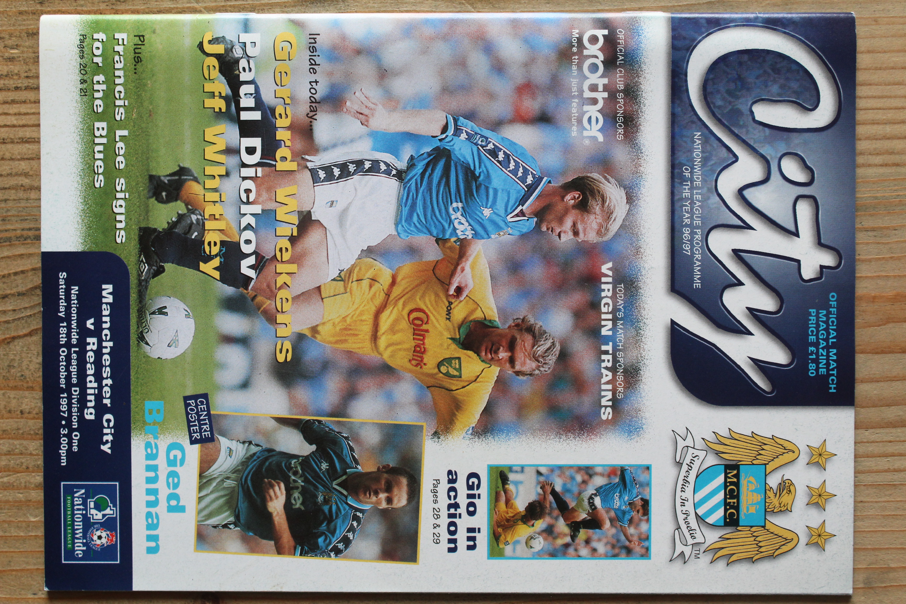 Manchester City FC v Reading FC