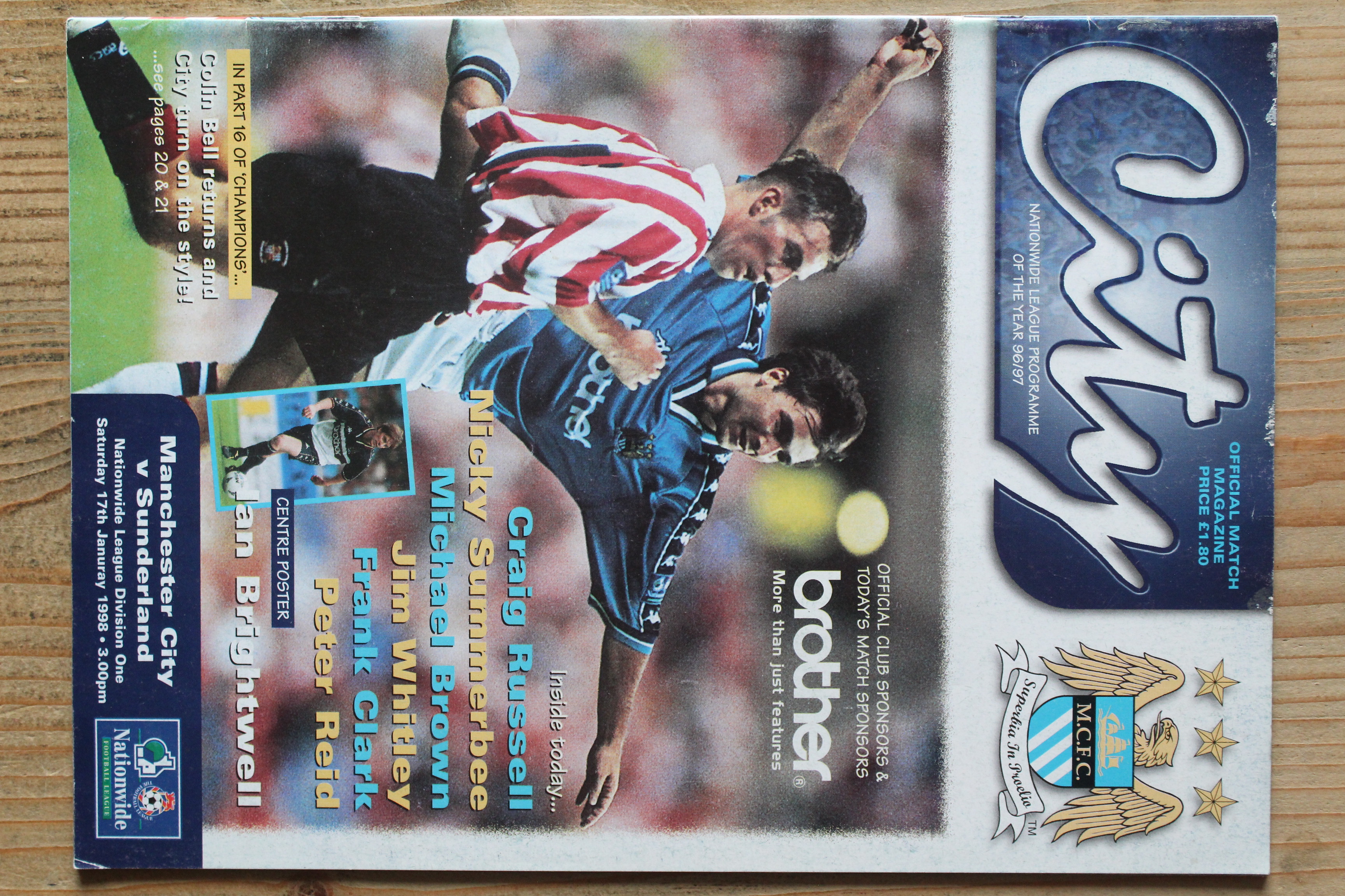 Manchester City FC v Sunderland FC