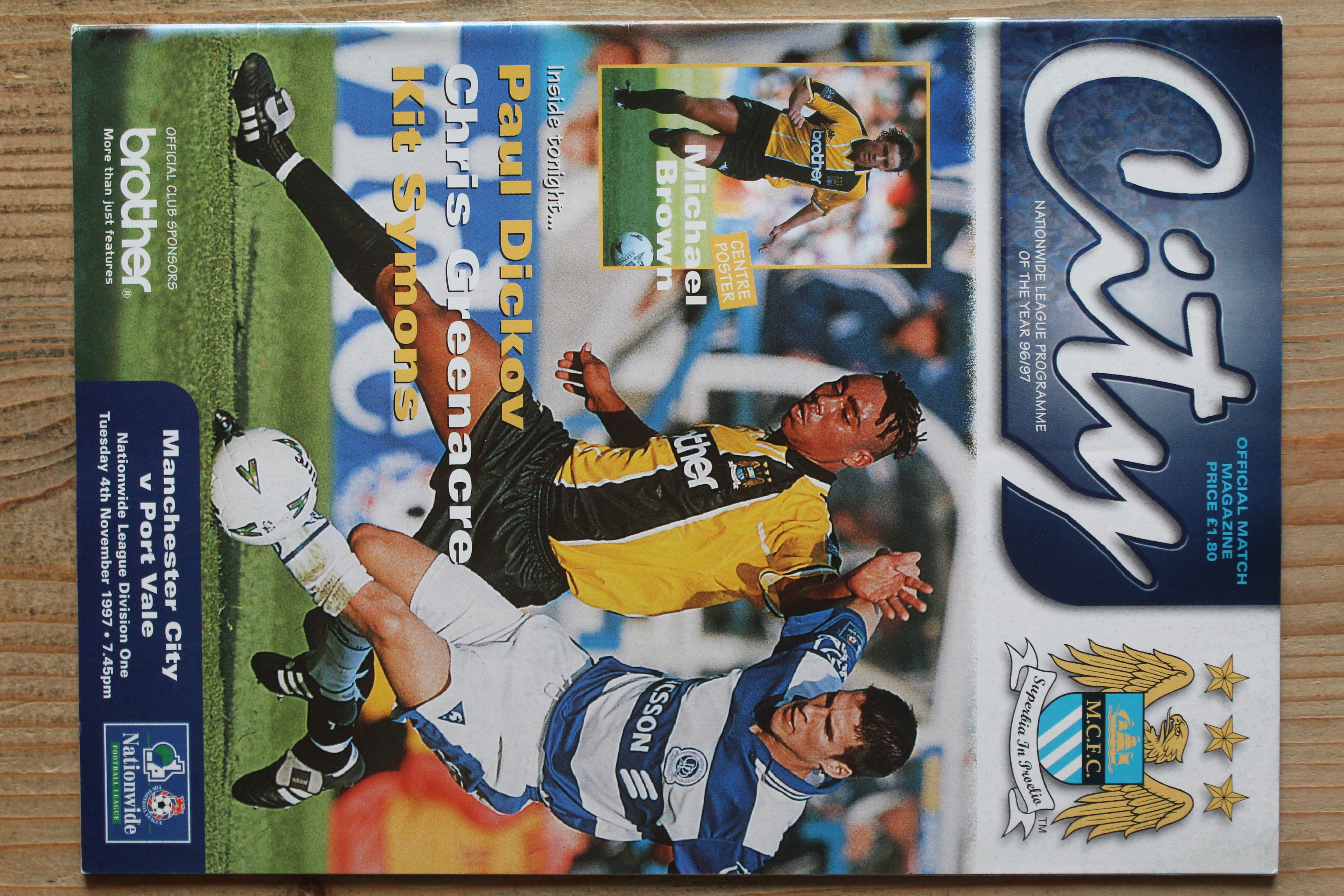 Manchester City FC v Port Vale FC