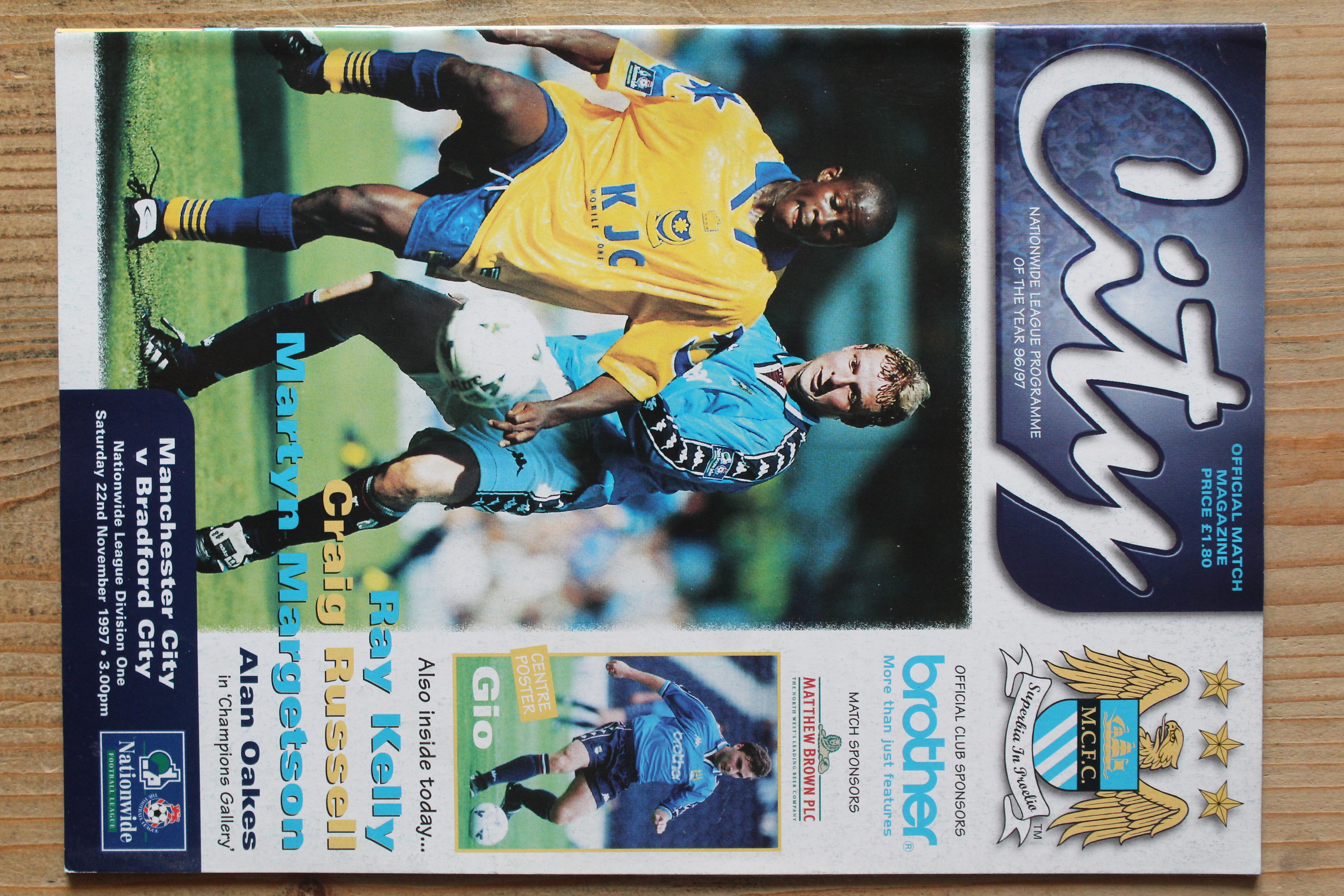 Manchester City FC v Bradford City FC