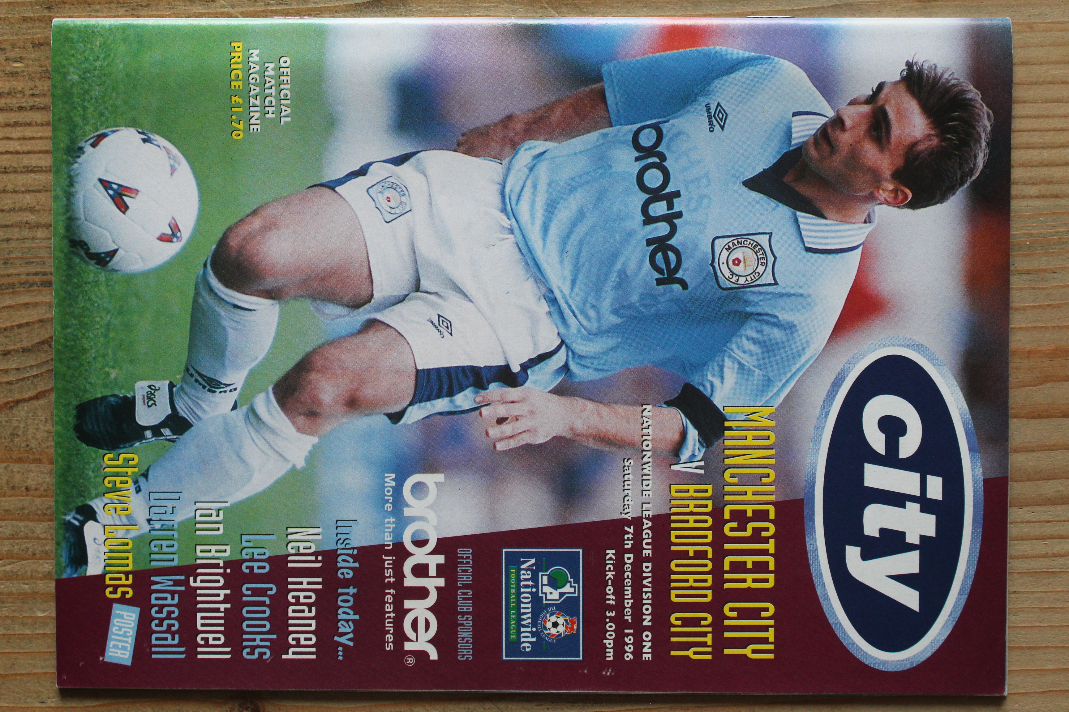 Manchester City FC v Bradford City FC