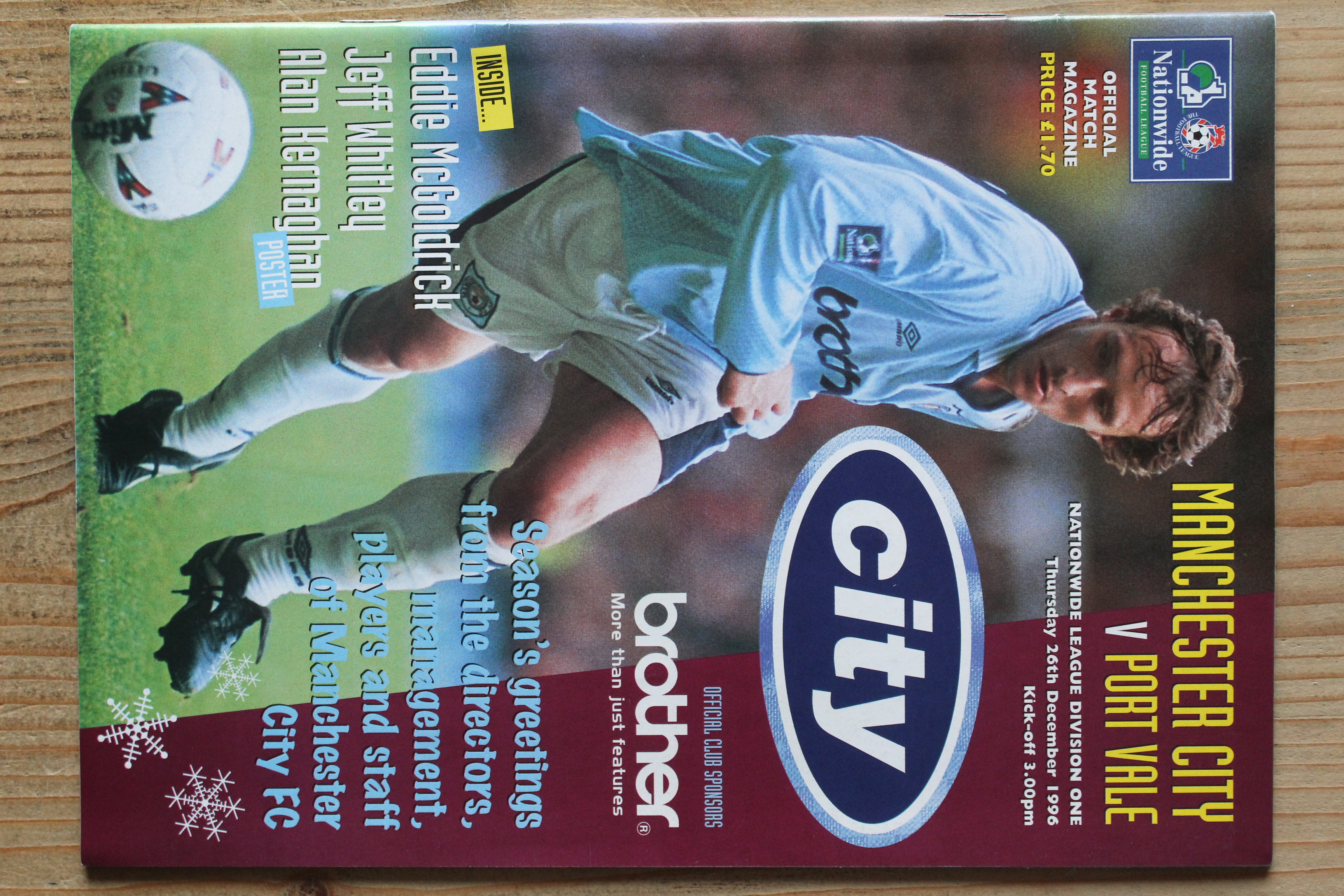 Manchester City FC v Port Vale FC