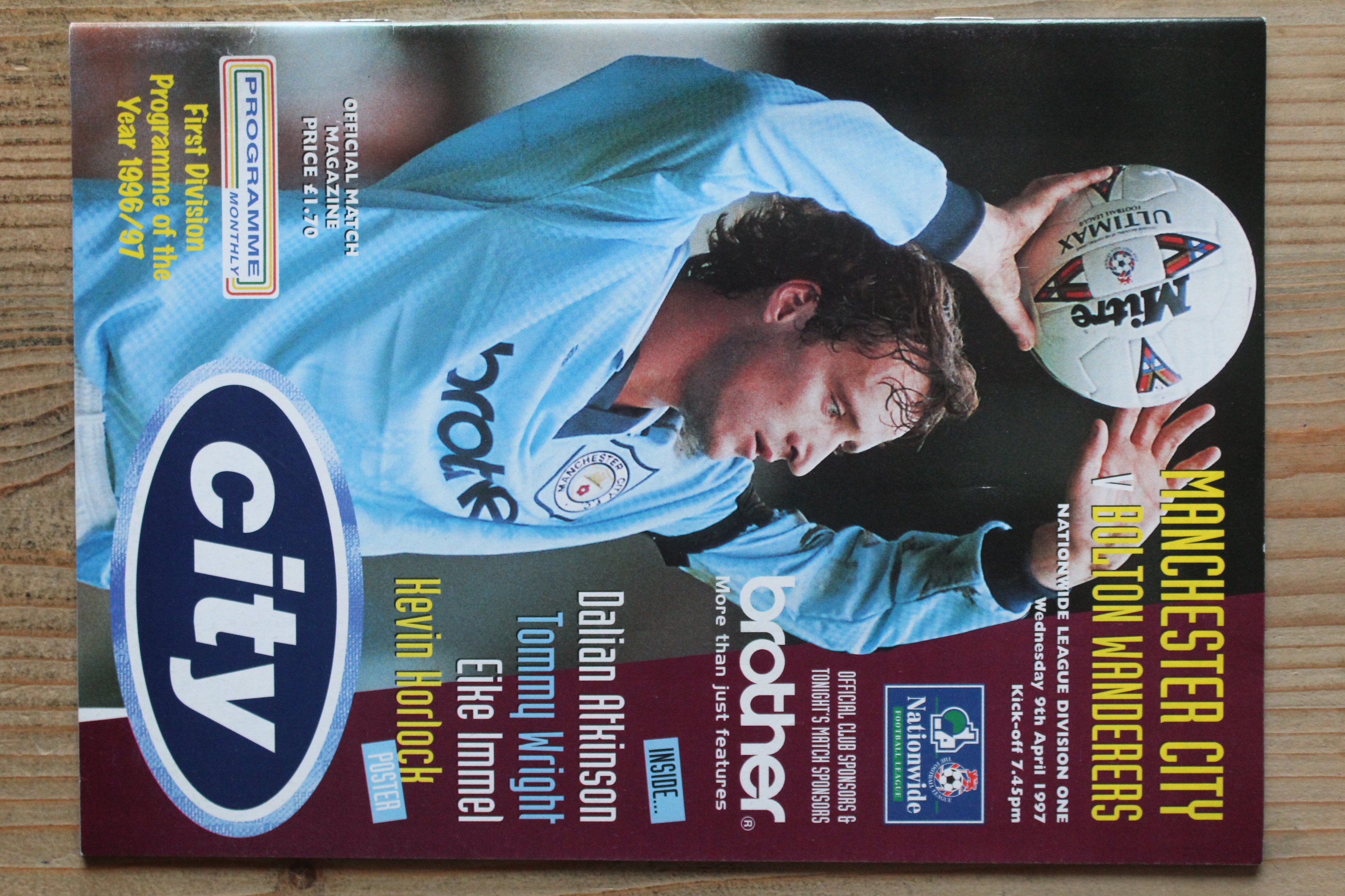 Manchester City FC v Bolton Wanderers FC