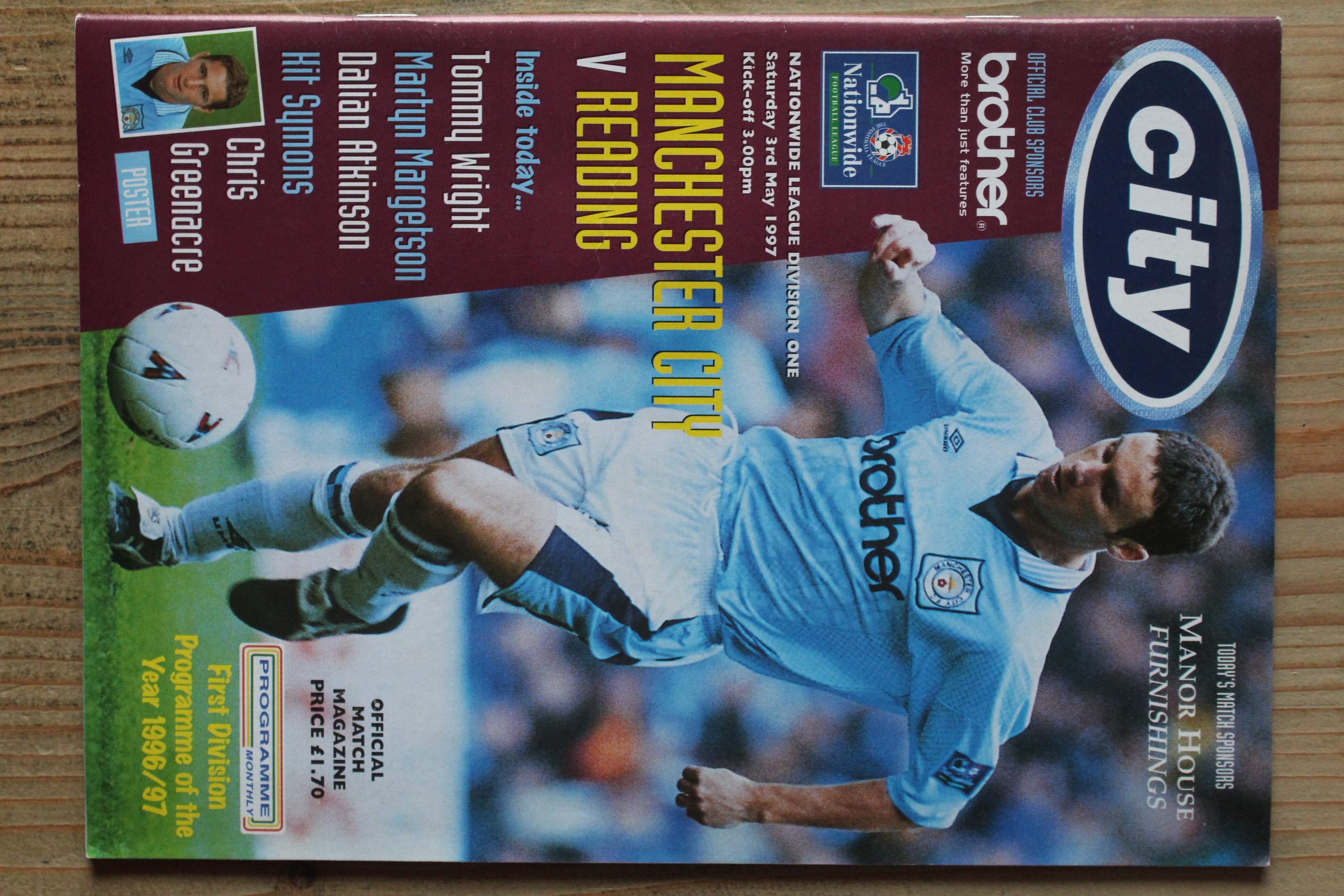 Manchester City FC v Reading FC