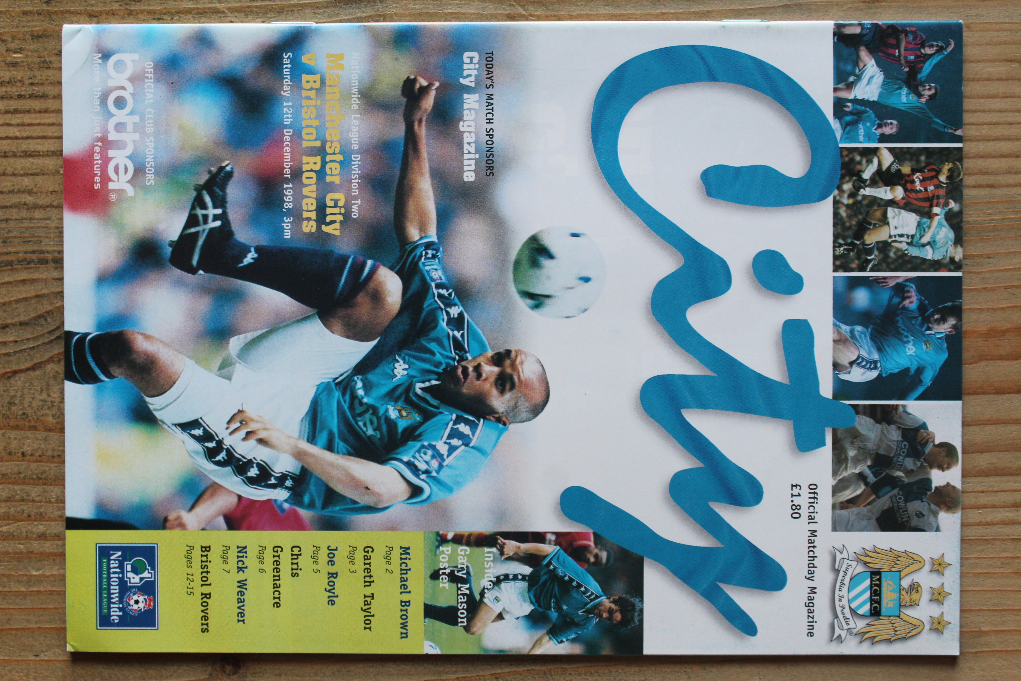 Manchester City FC v Bristol Rovers FC