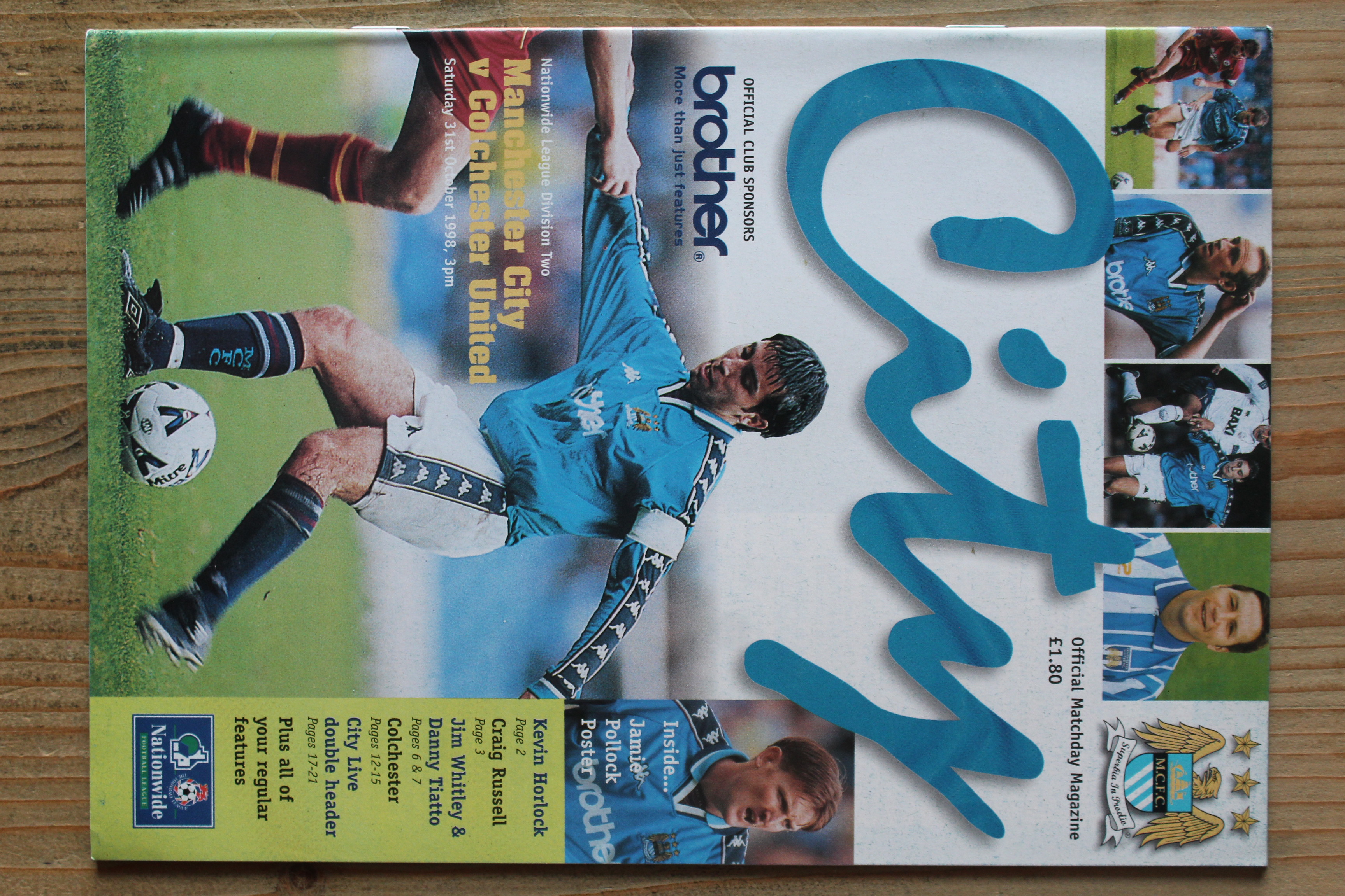 Manchester City FC v Colchester United FC