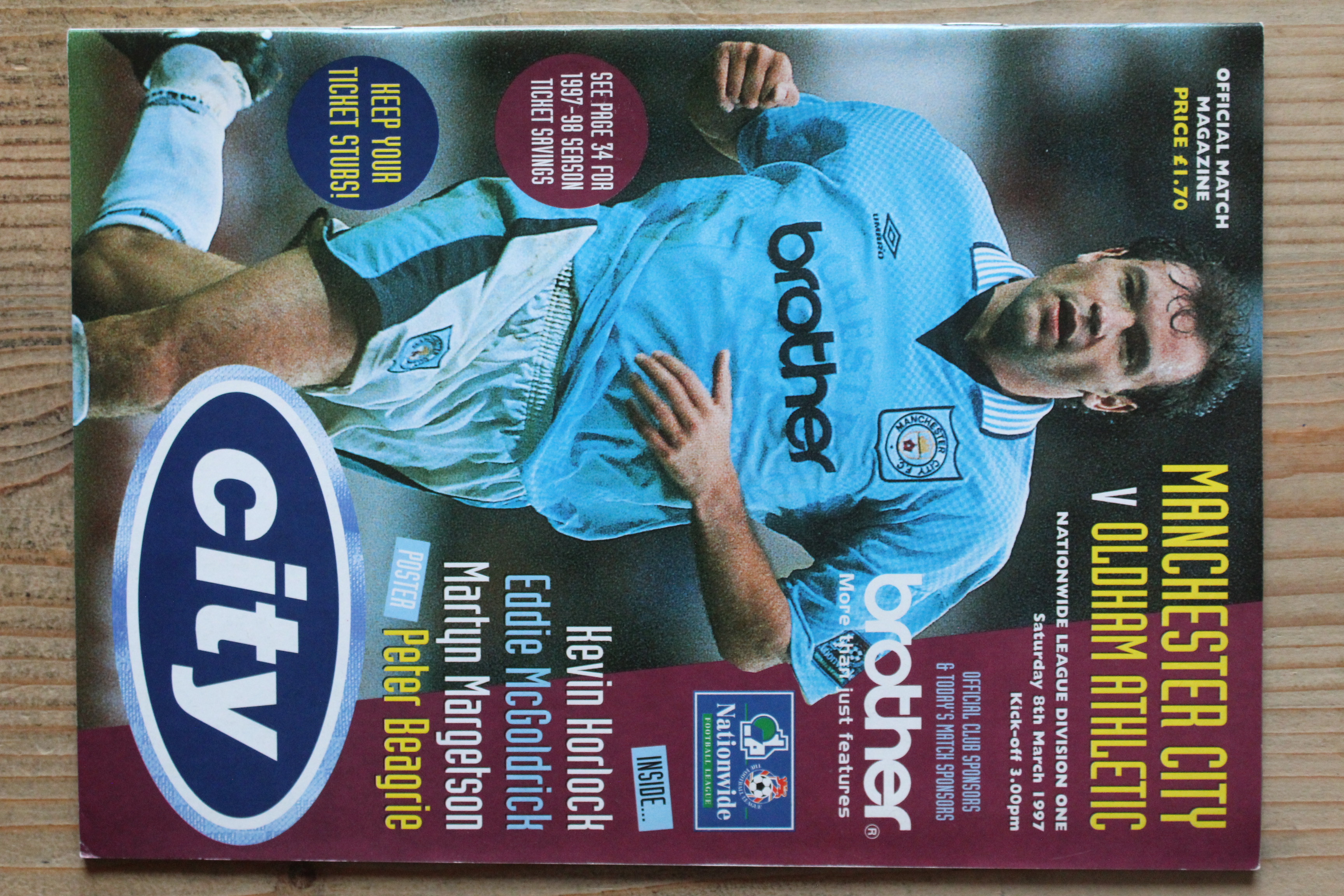 Manchester City FC v Oldham Athletic FC