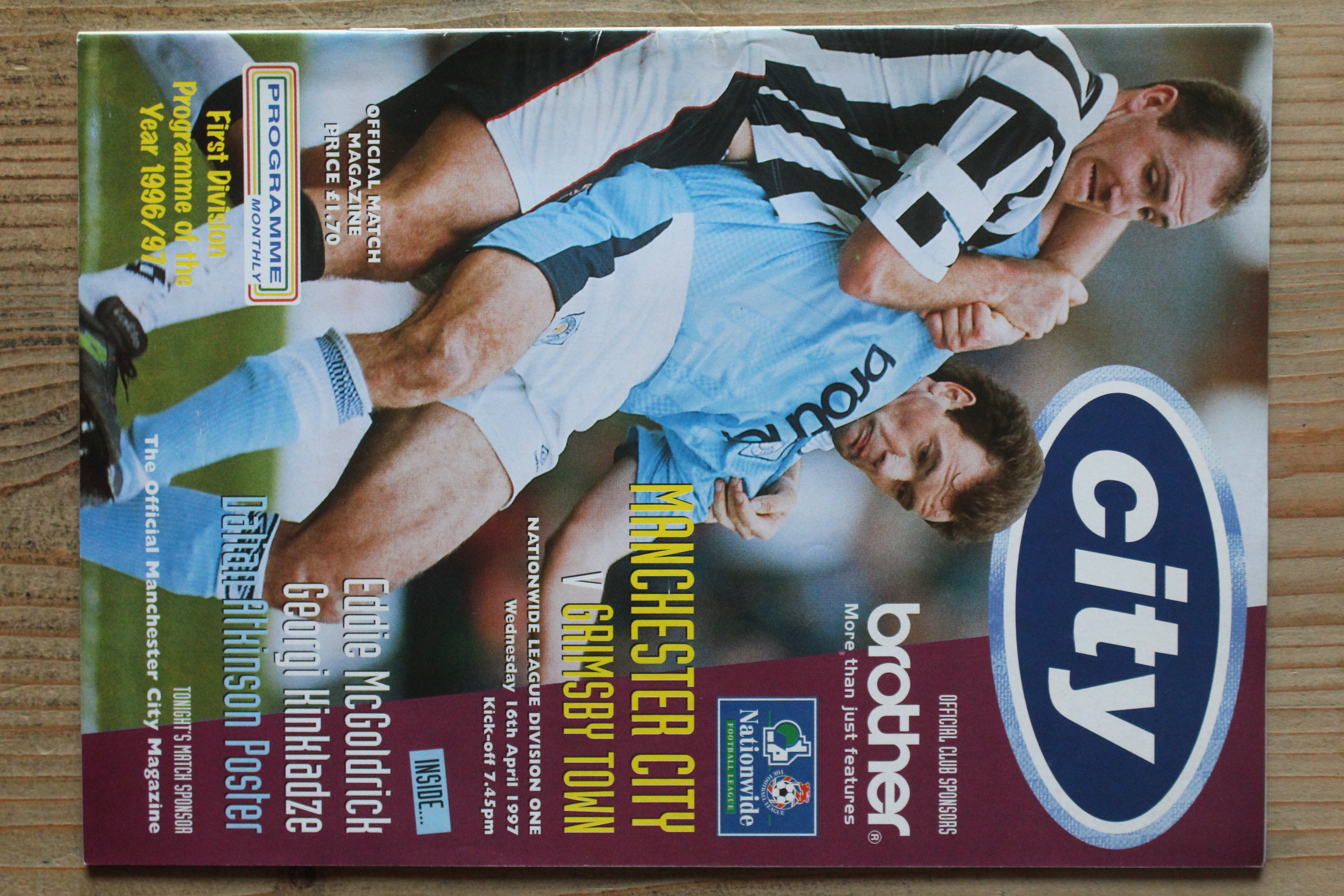 Manchester City FC v Grimsby Town FC