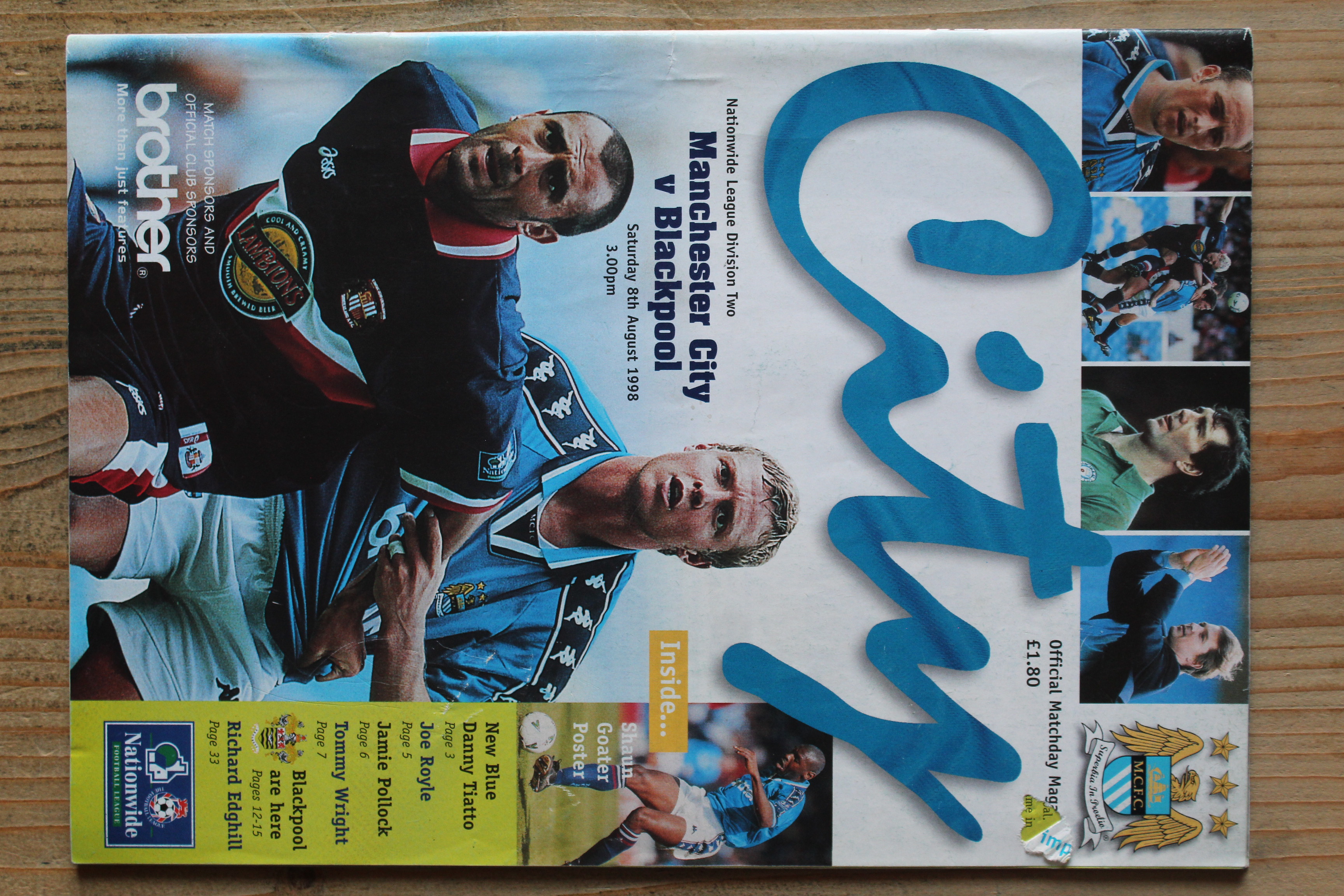 Manchester City FC v Blackpool FC