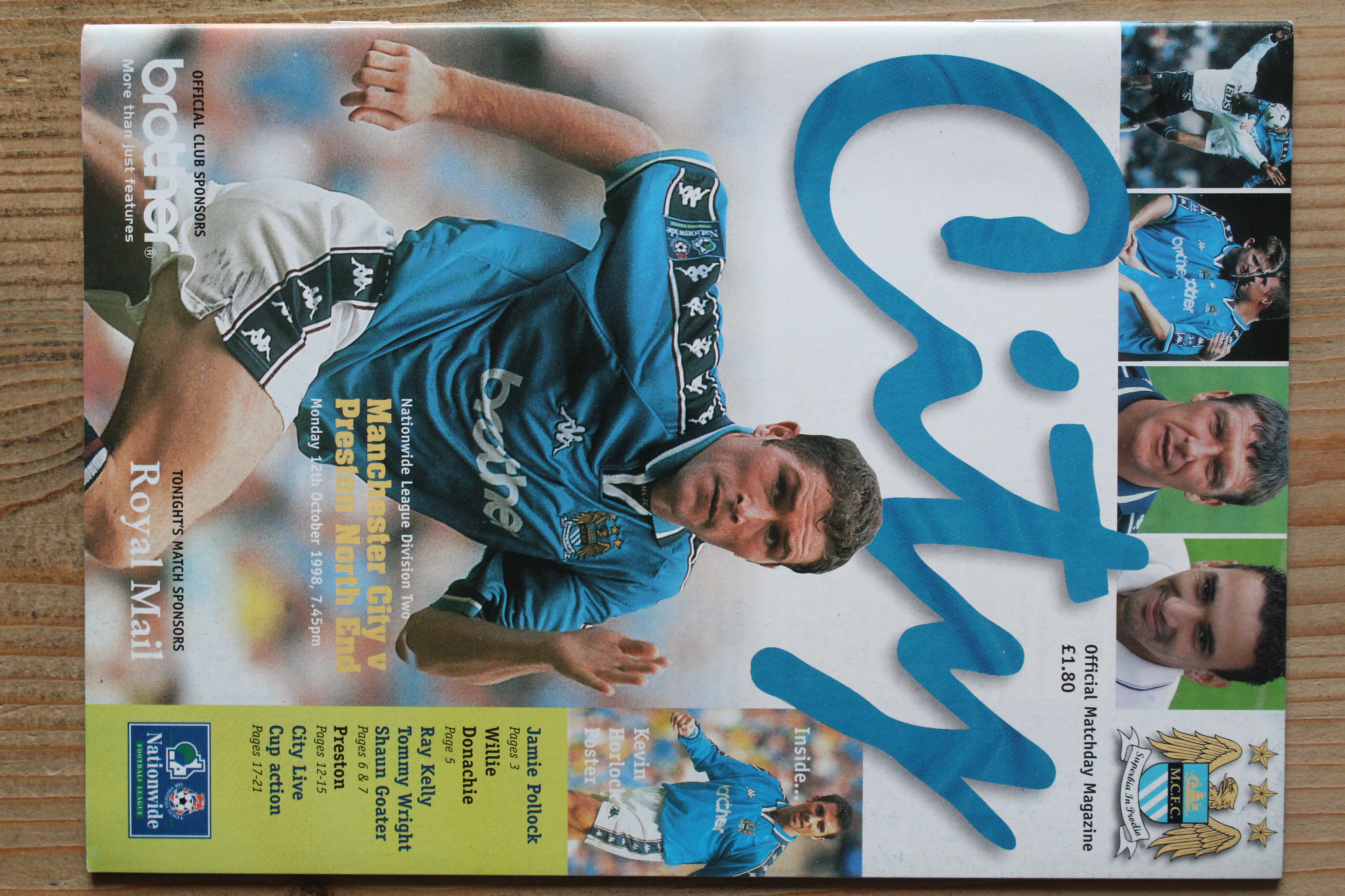 Manchester City FC v Preston North End FC