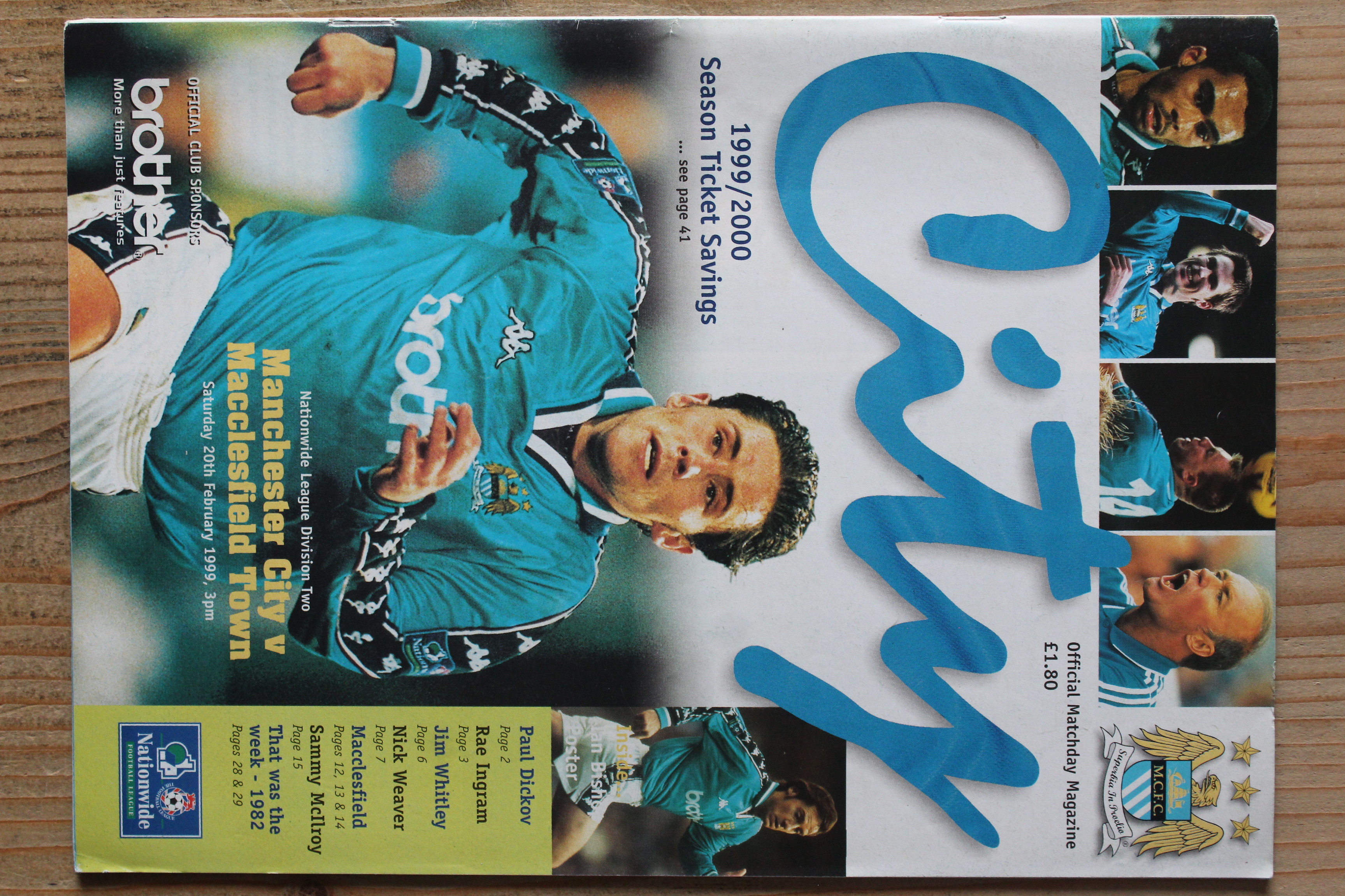 Manchester City FC v Macclesfield Town FC