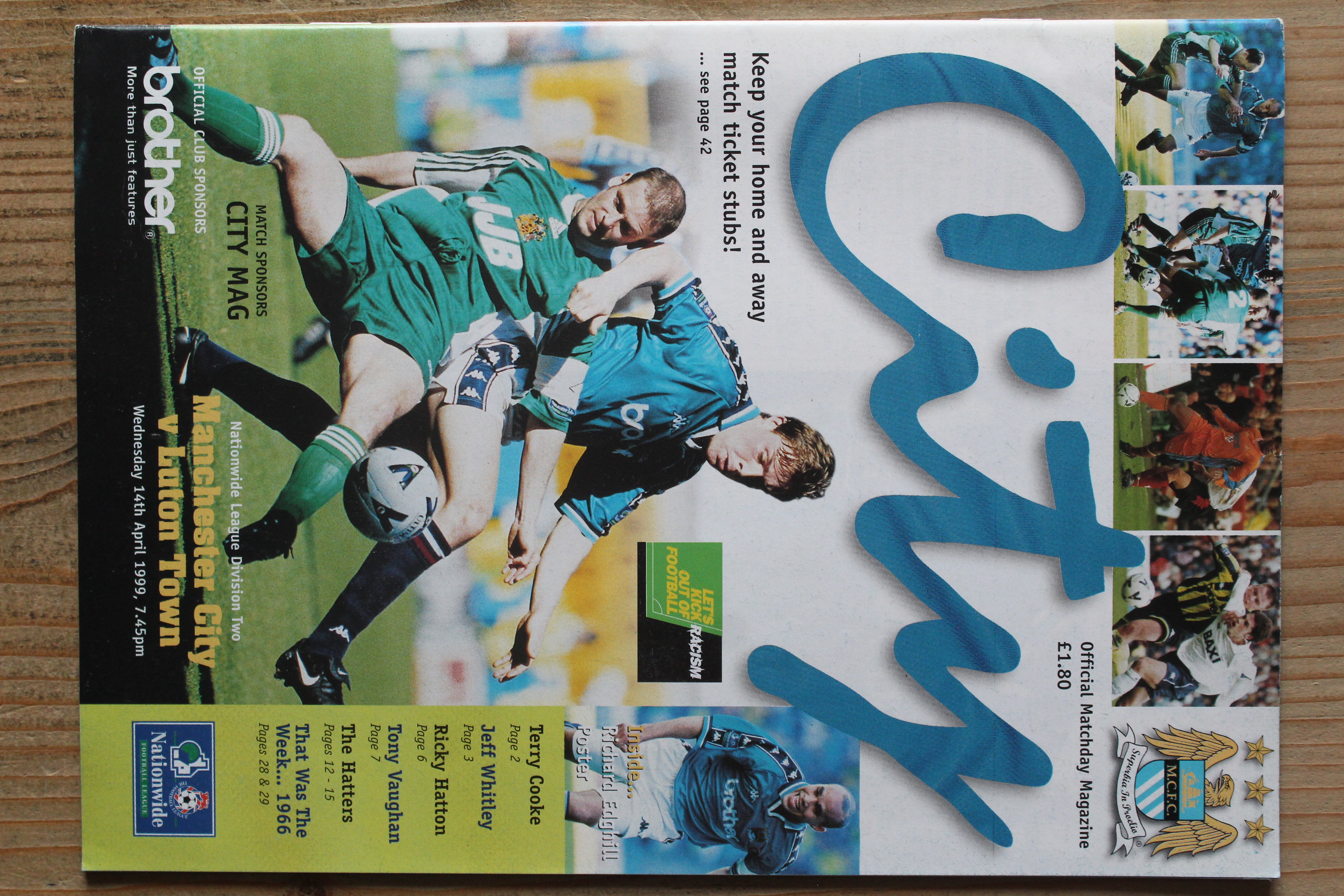 Manchester City FC v Luton Town FC