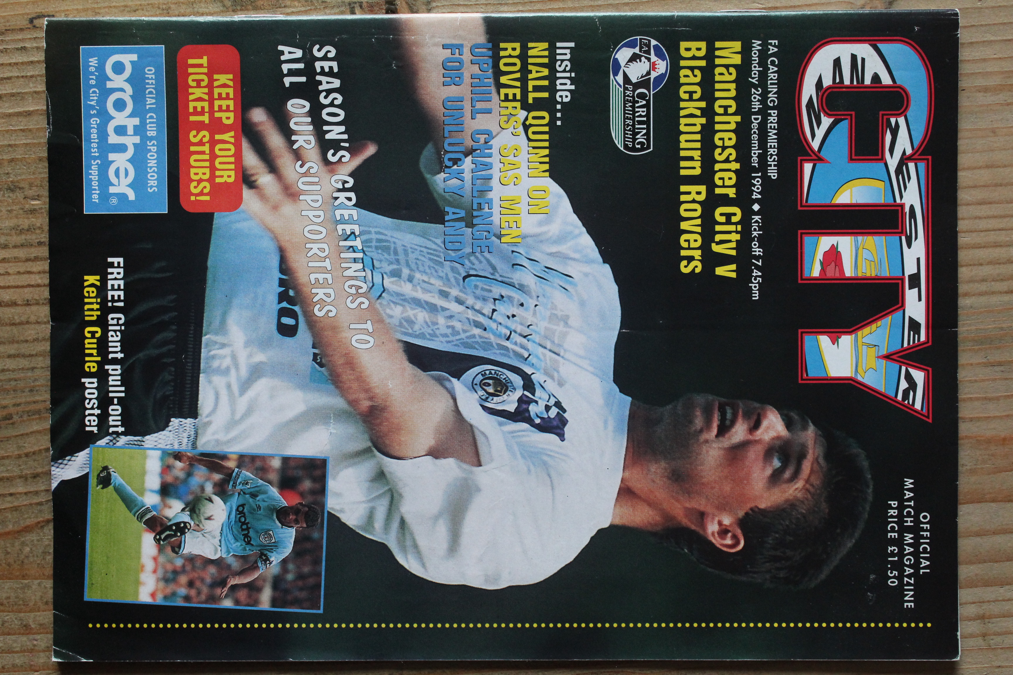 Manchester City FC v Blackburn Rovers FC