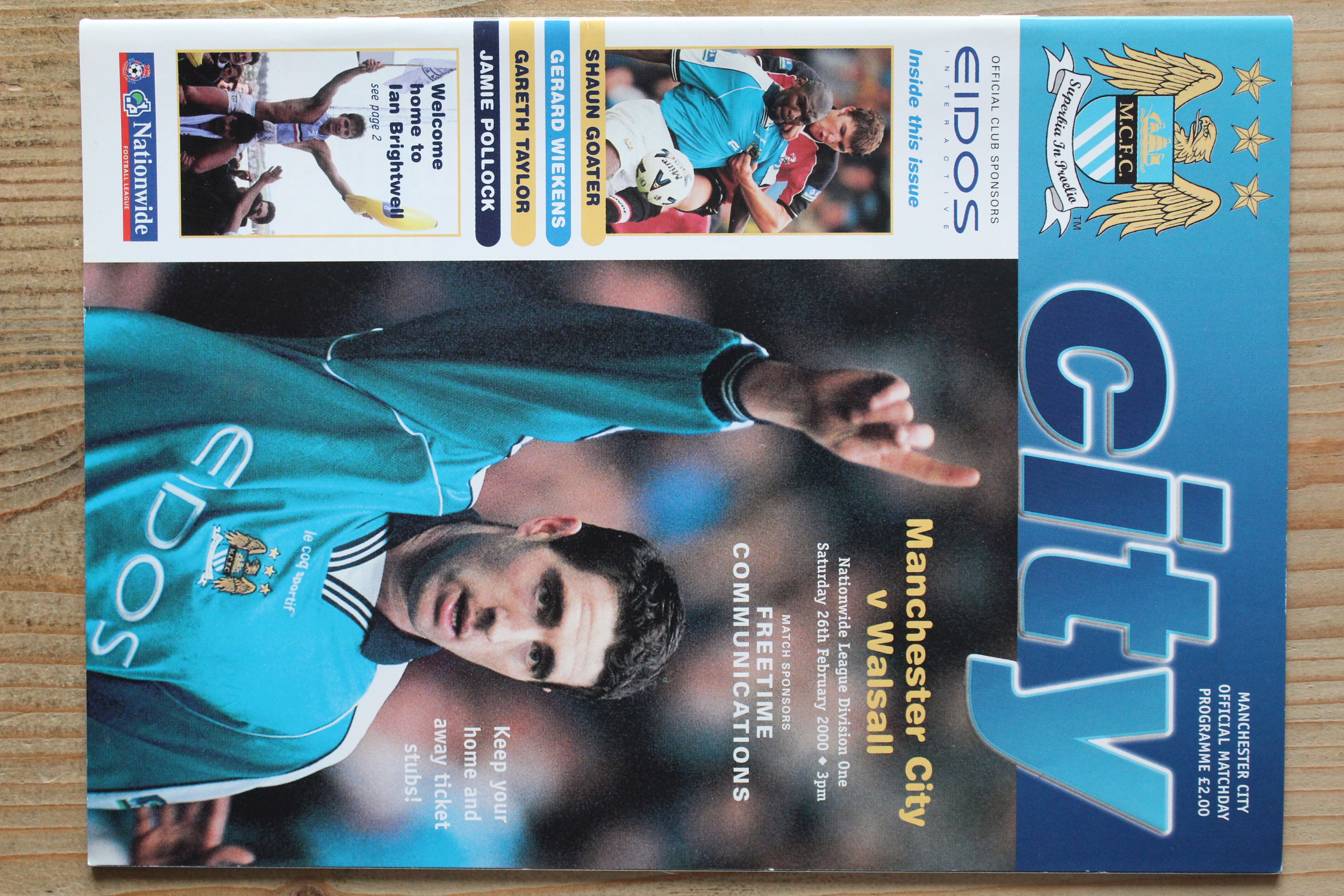Manchester City FC v Walsall FC