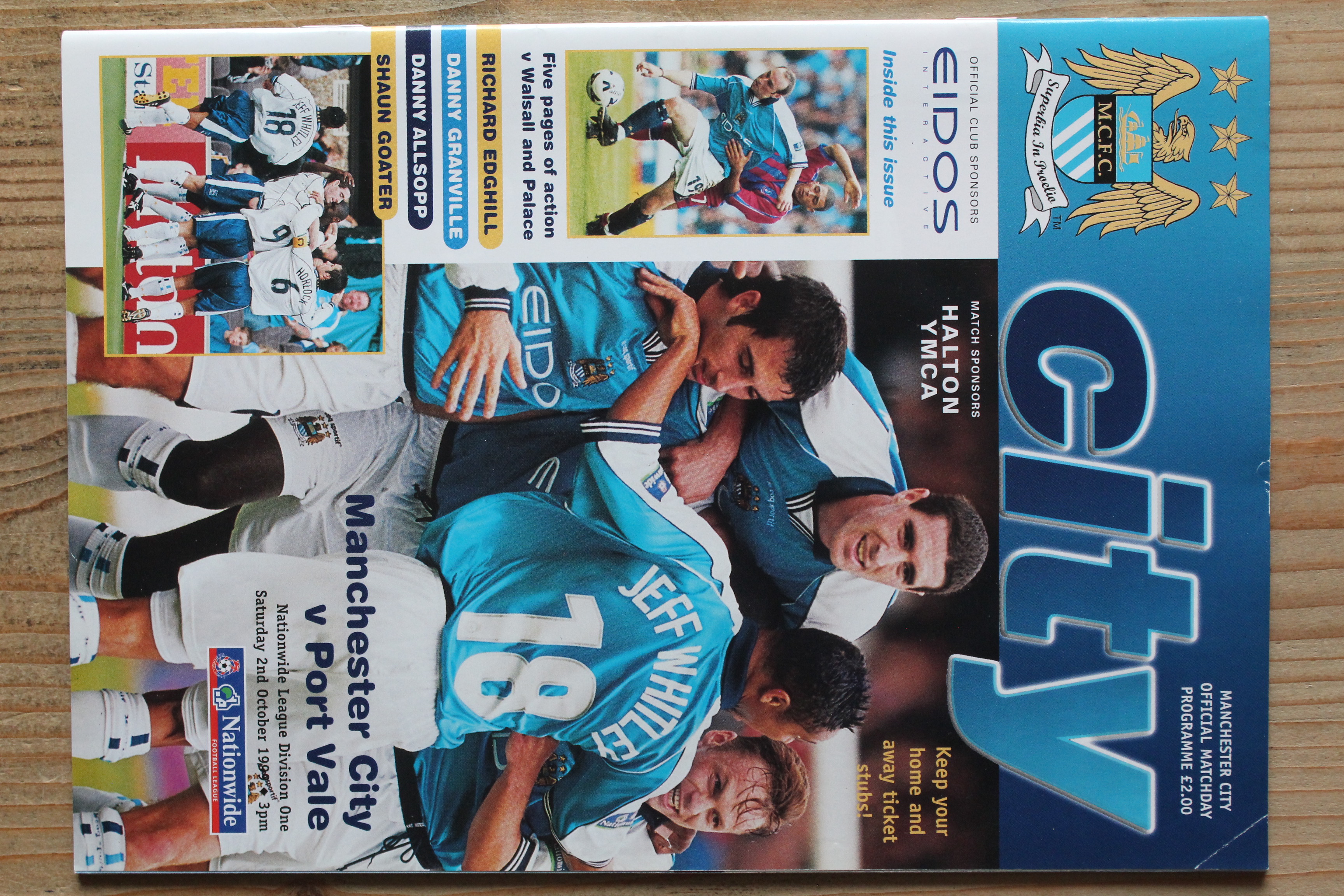 Manchester City FC v Port Vale FC