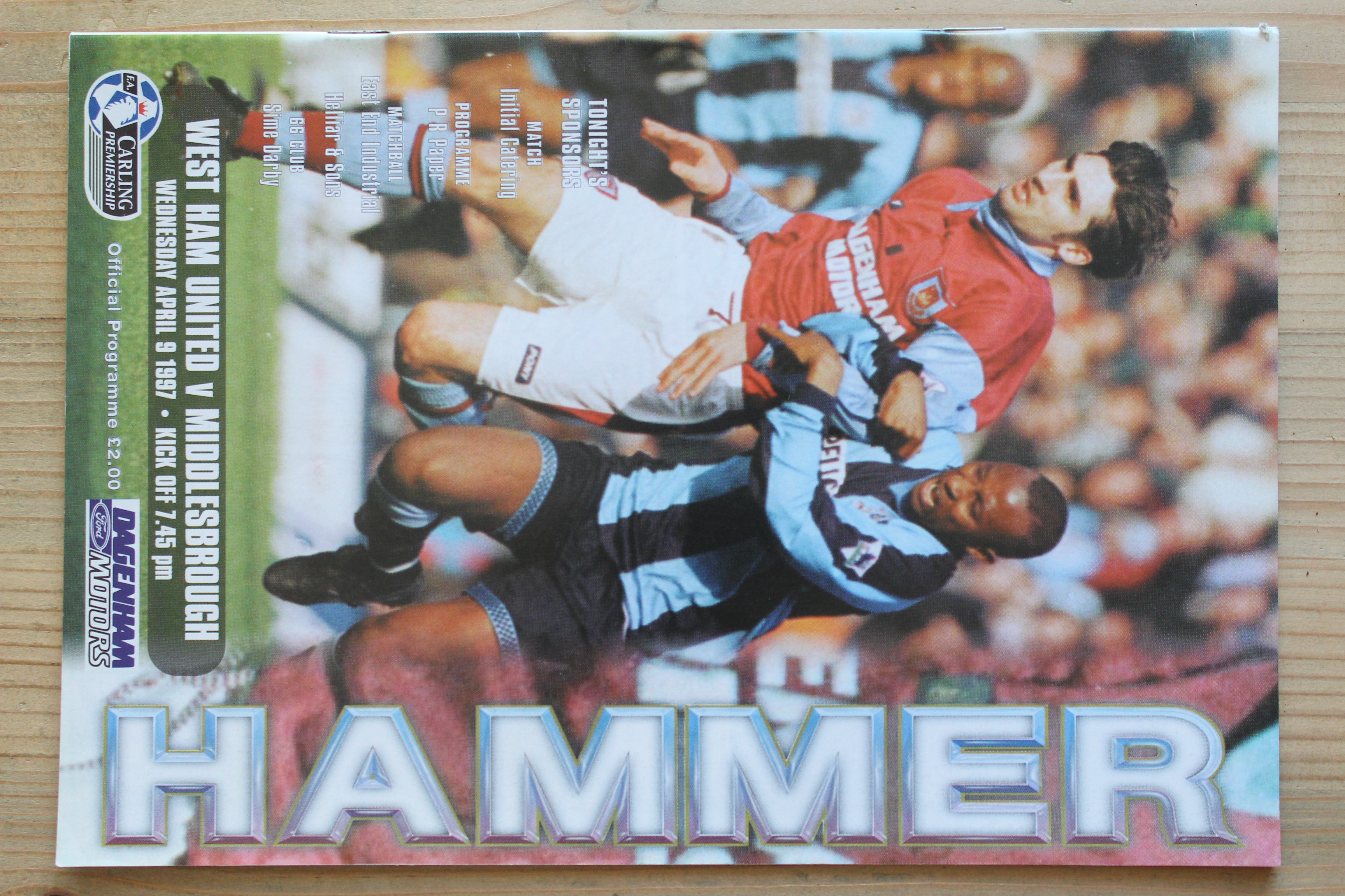 West Ham United FC v Derby County FC