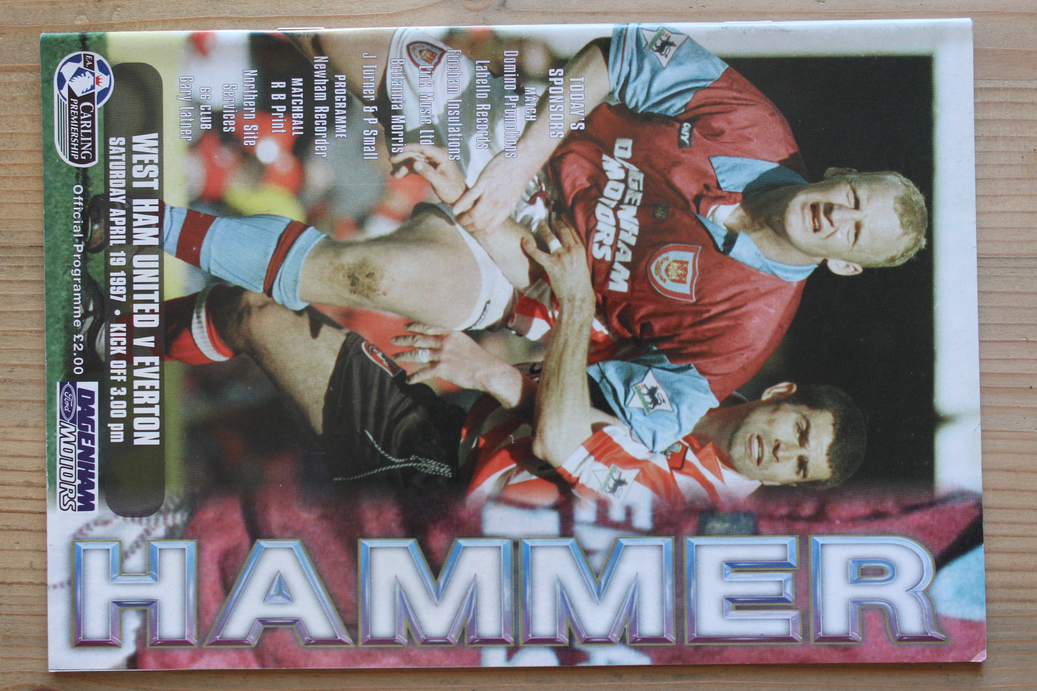 West Ham United FC v Everton FC