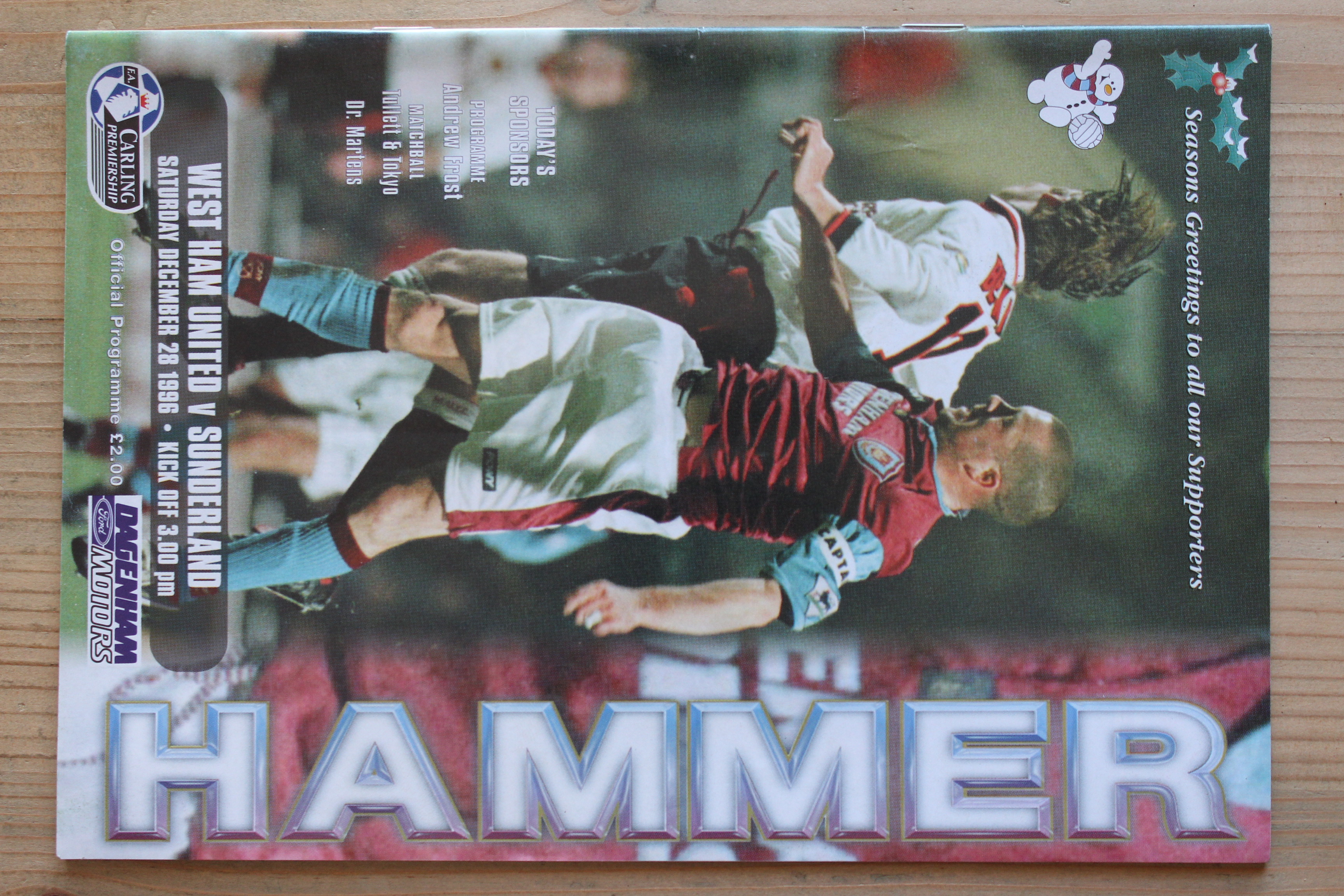 West Ham United FC v Sunderland FC
