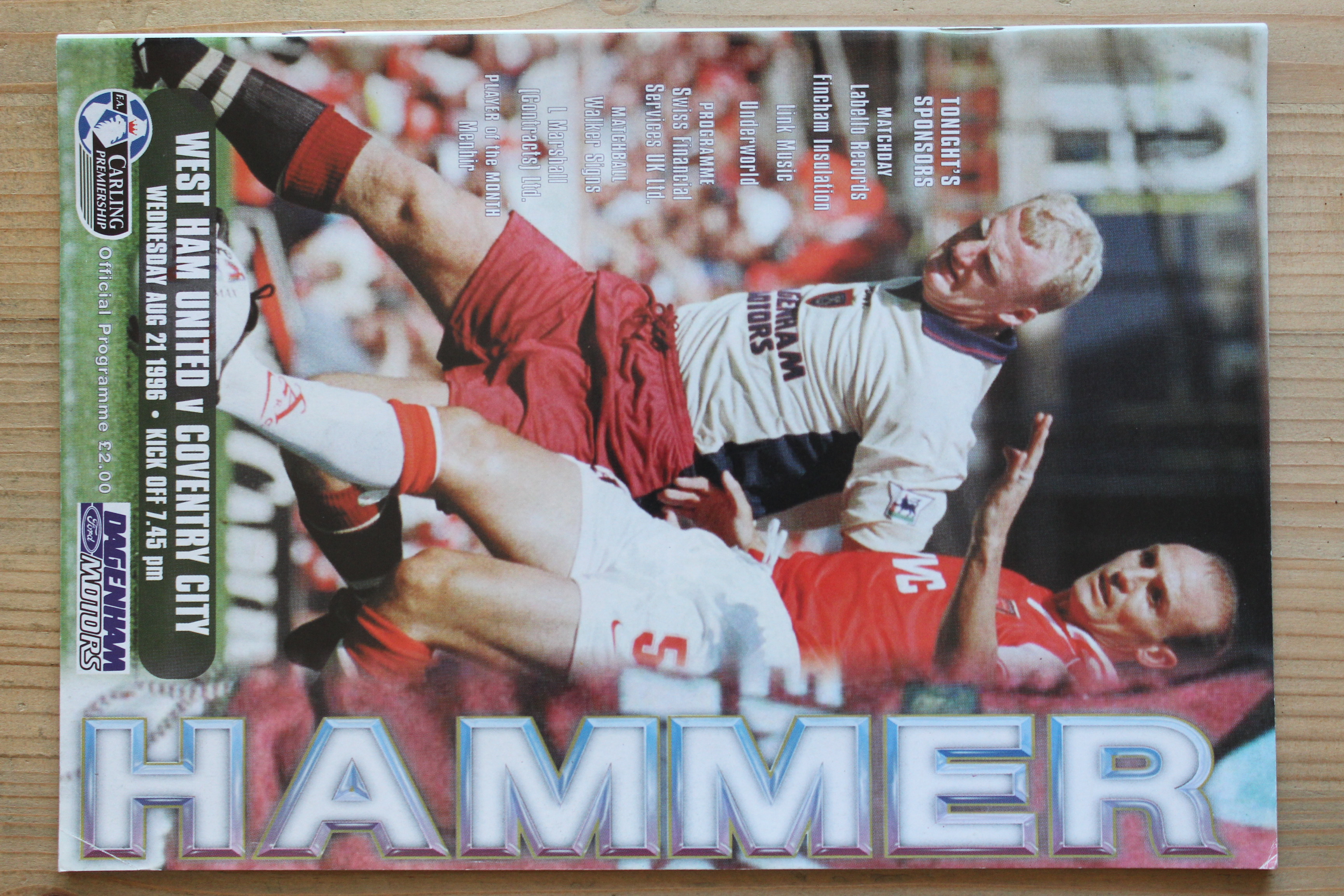 West Ham United FC v Coventry City FC