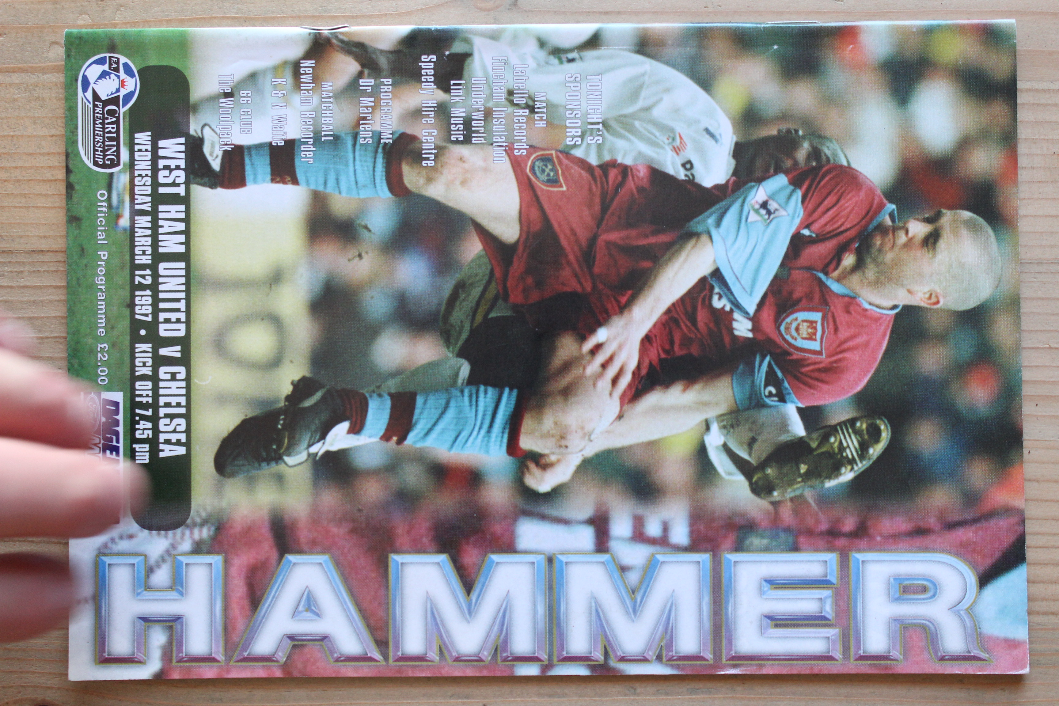 West Ham United FC v Chelsea FC