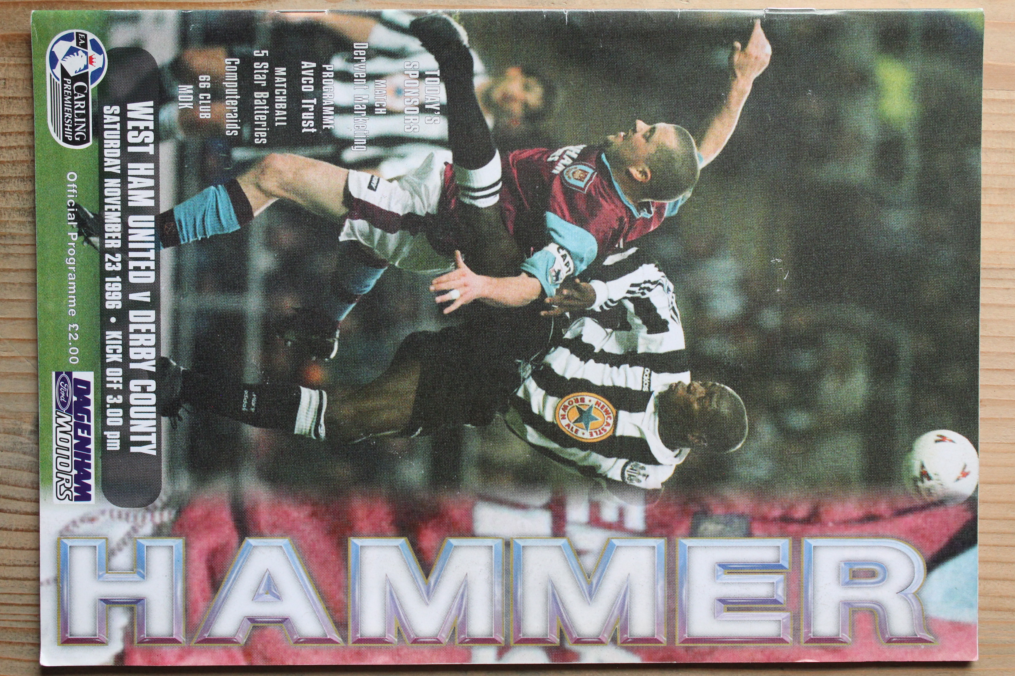 West Ham United FC v Derby County FC