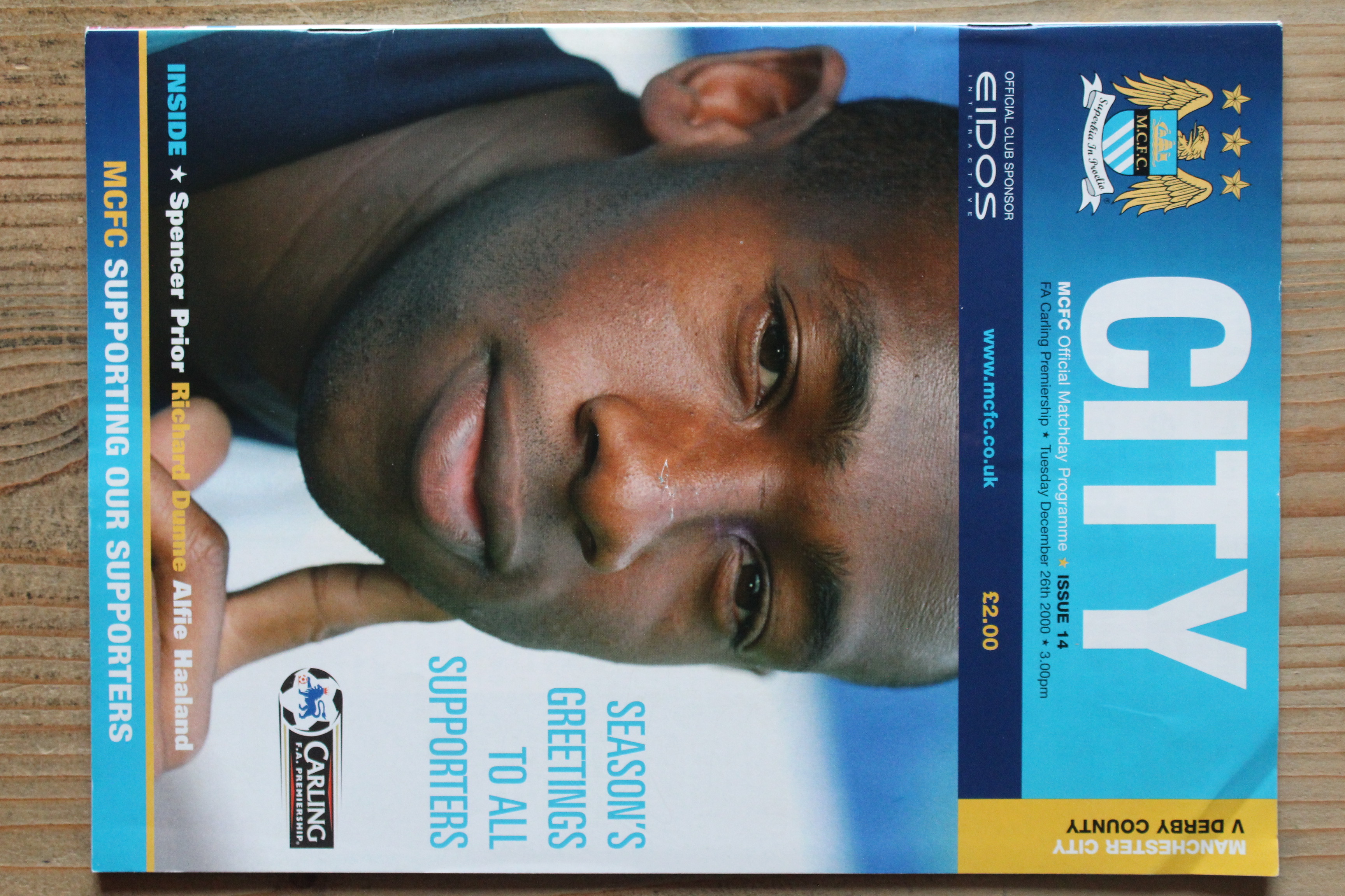 Manchester City FC v Derby County FC