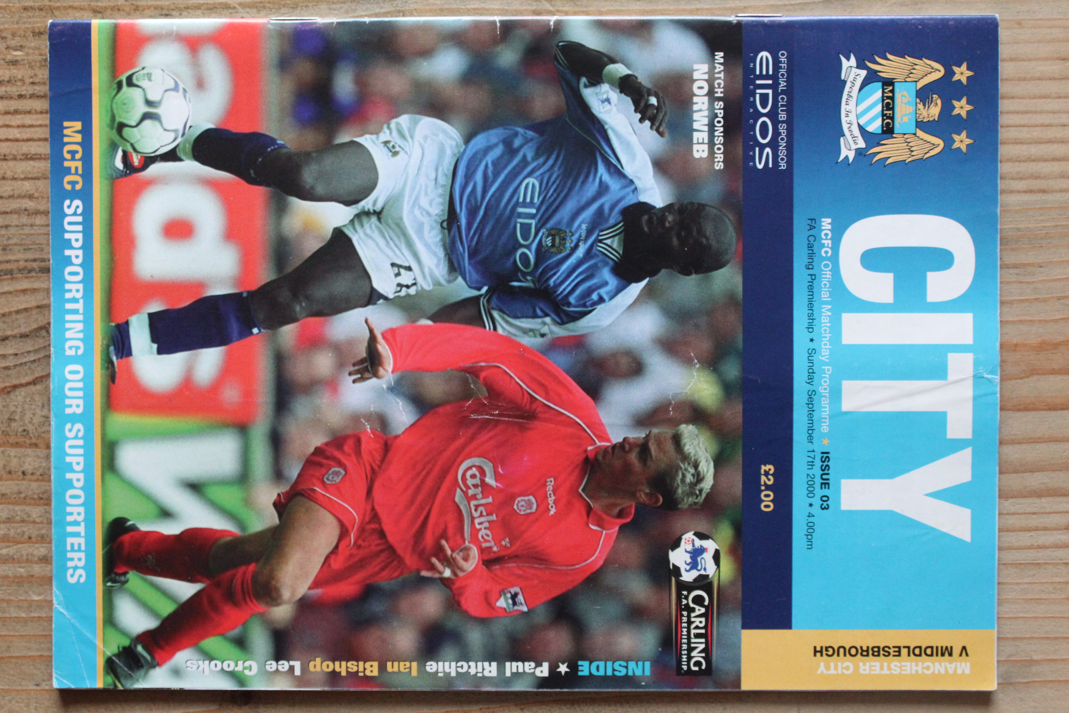 Manchester City FC v Middlesbrough FC