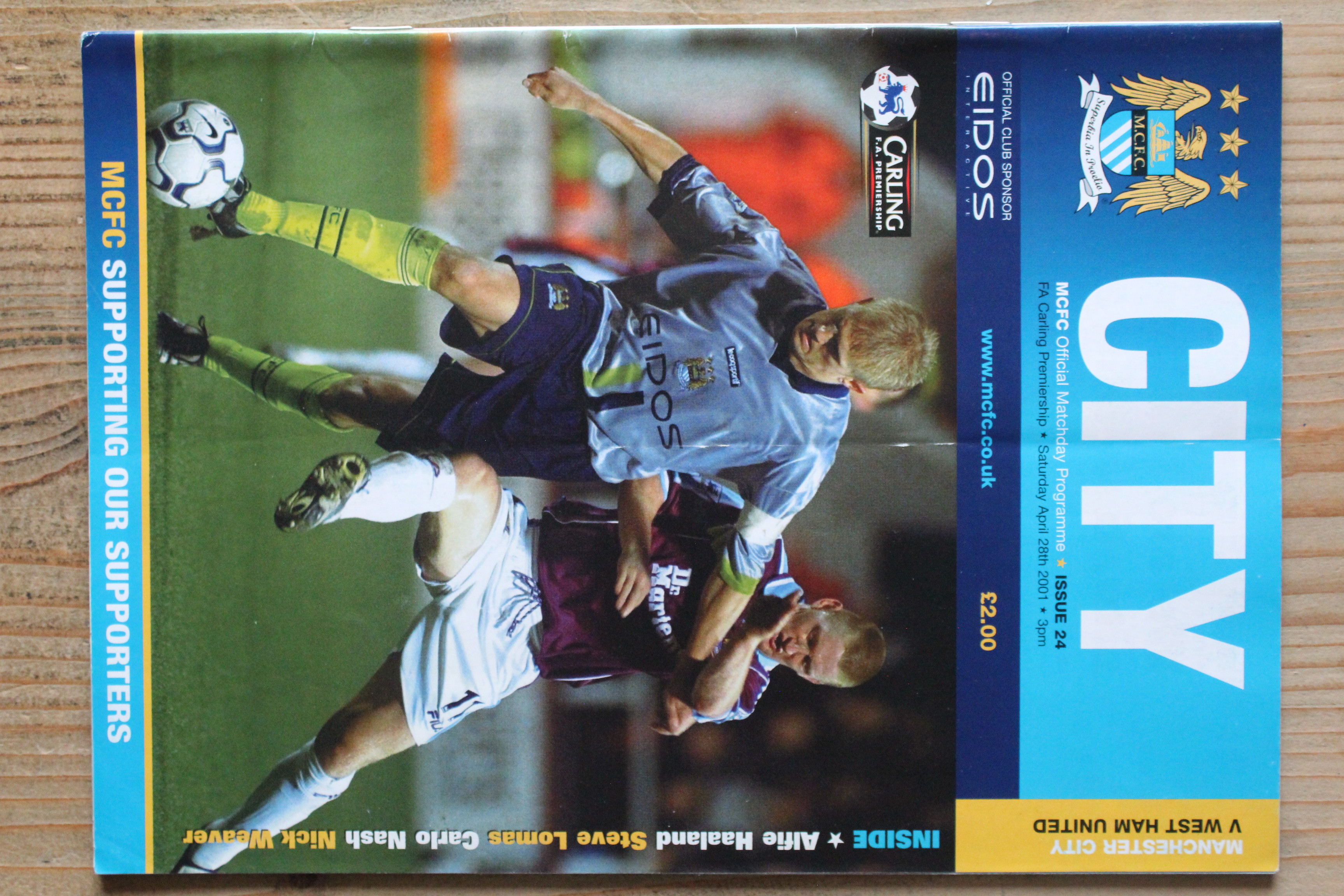 Manchester City FC v West Ham United FC