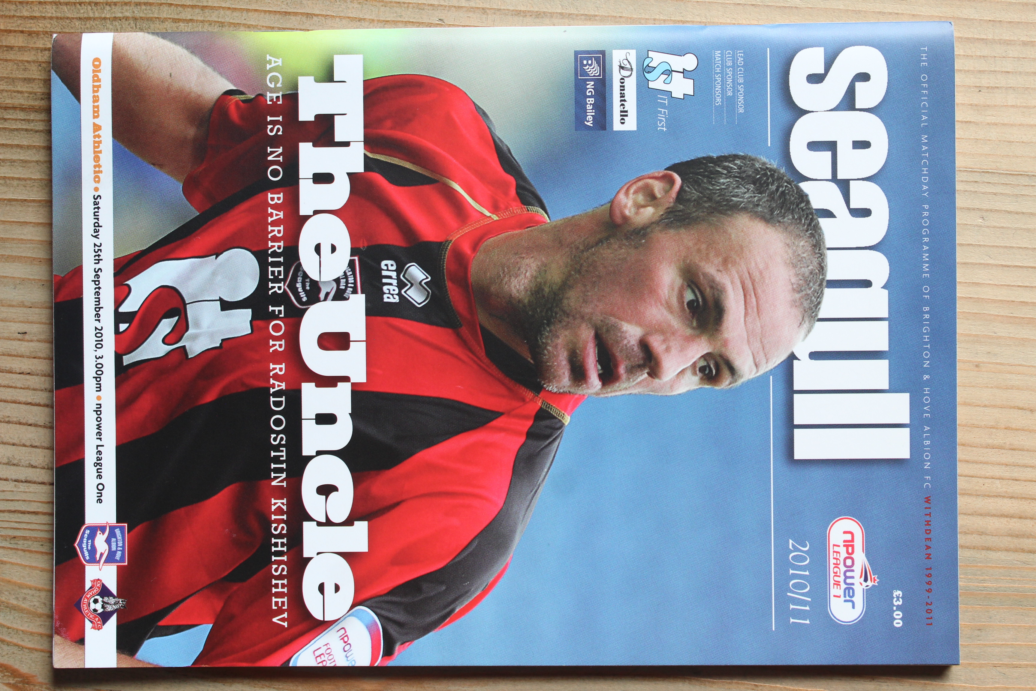 Brighton & Hove Albion FC v Oldham Athletic FC